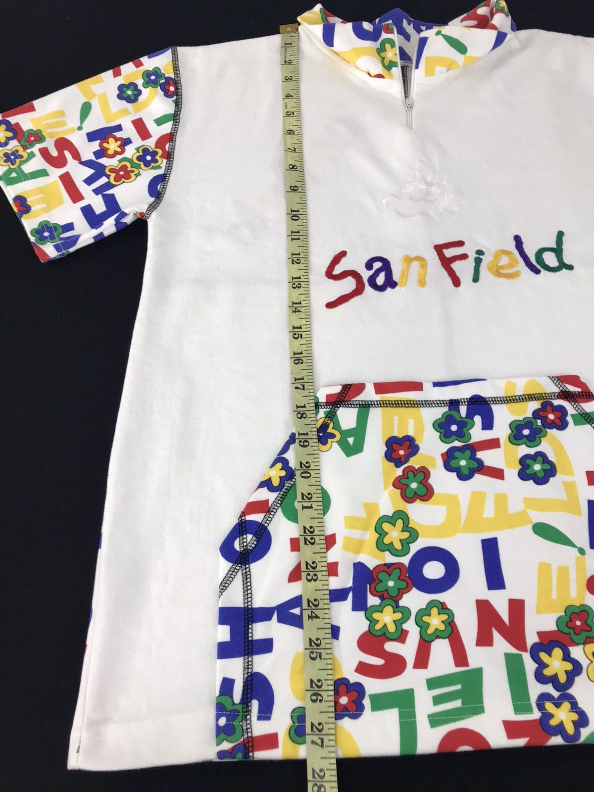 Japanese Brand × Vintage Vintage San Field Floral Colourful Design Big Pocket Collar Size US L / EU 52-54 / 3 - 8 Thumbnail