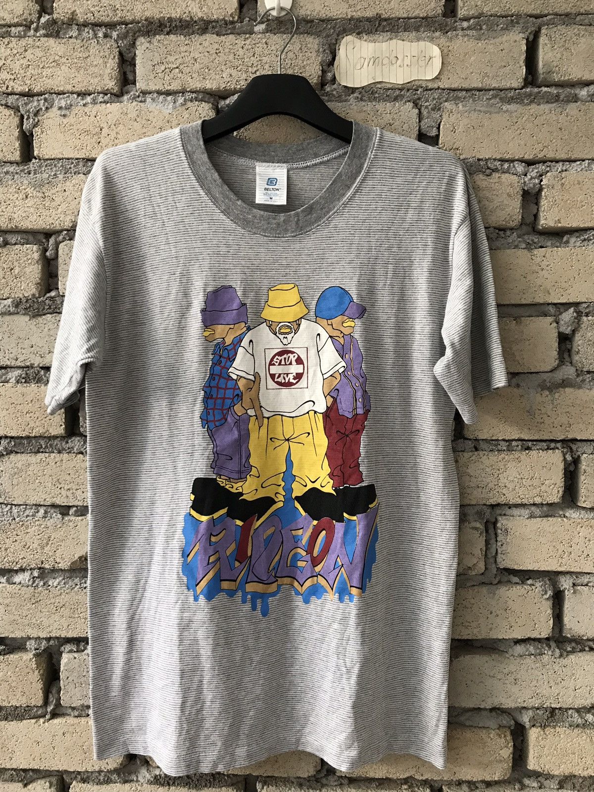 Rap Tees × Vintage Vintage 90s Ride On Old Hip Hop Rap Supporter Size US M / EU 48-50 / 2 - 1 Thumbnail