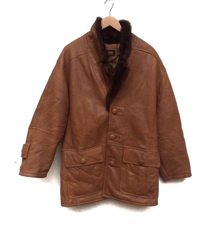 Vintage 🔥Tibolreno Faux Leather Jacket Size US M / EU 48-50 / 2 - 1 Thumbnail