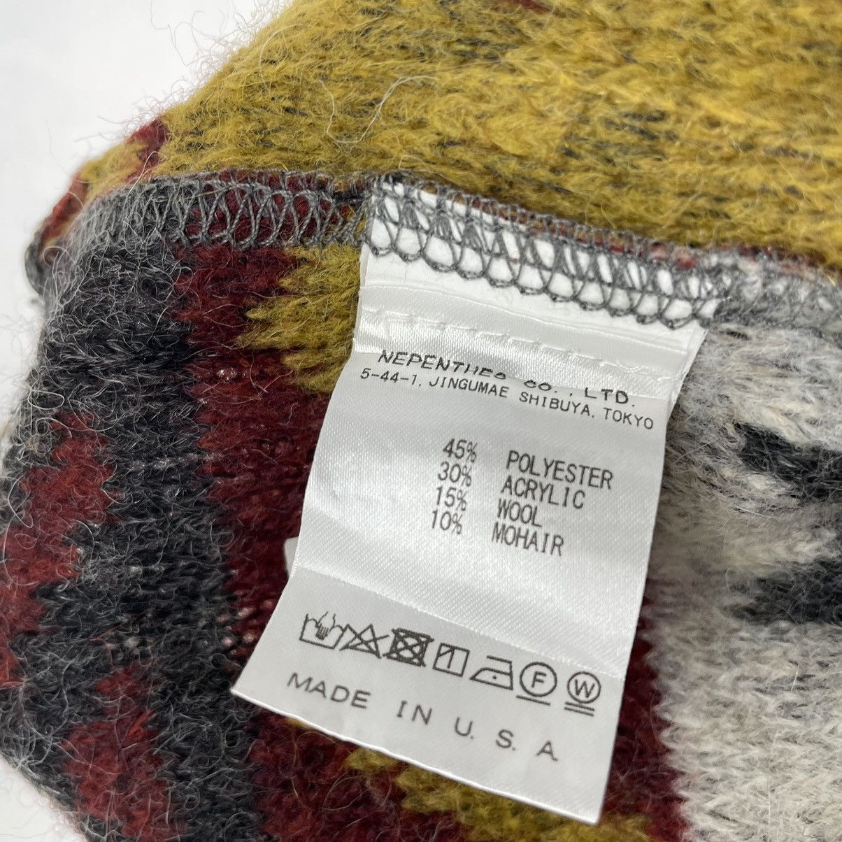 Engineered Garments 🌟ENGINEERED GARMENTS MOHAIR SINGLE POCKET V NECK SWEATER Size US M / EU 48-50 / 2 - 8 Thumbnail