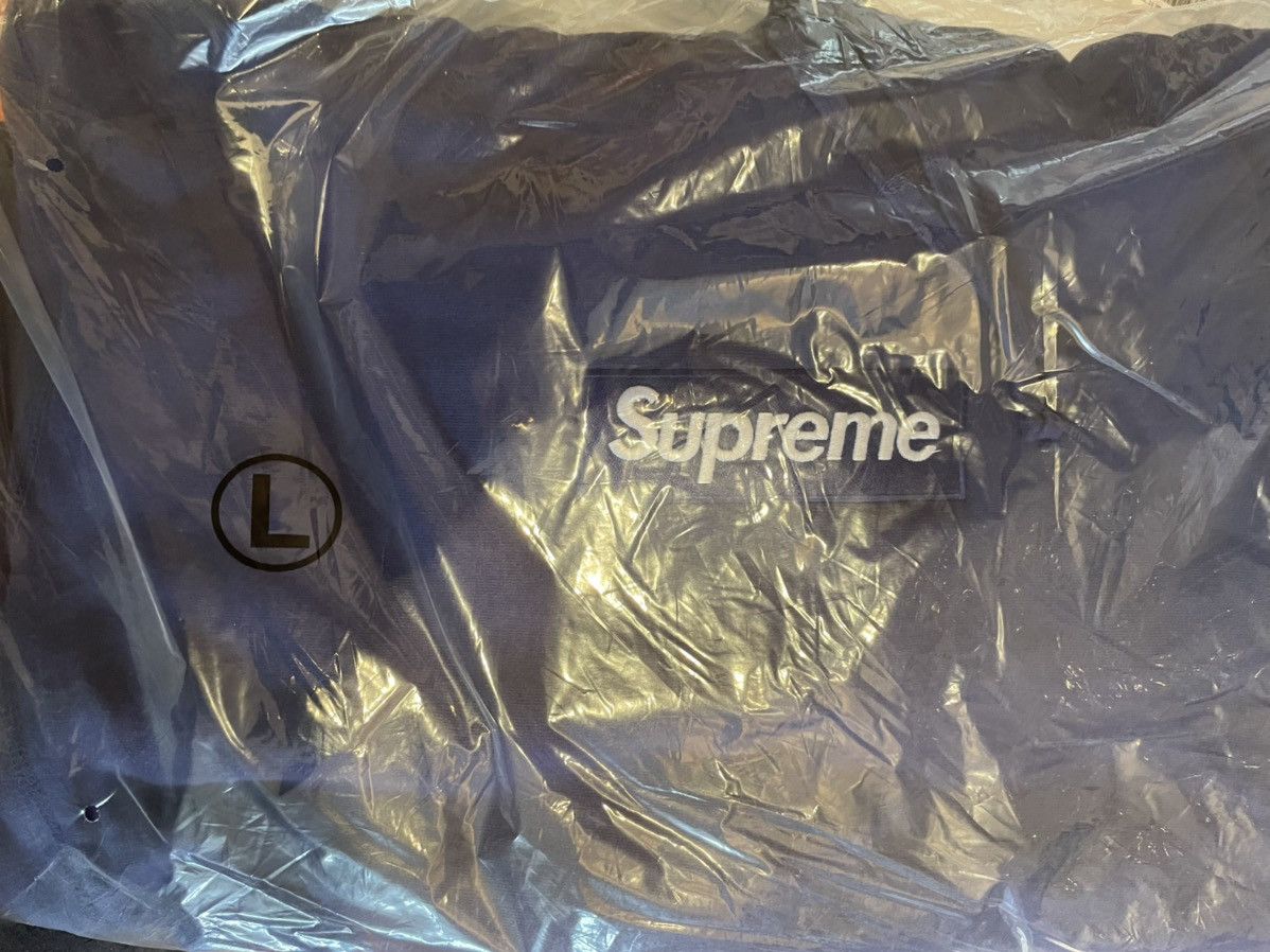 Supreme SUPREME WASHED NAVY BOX LOGO HOODIE Size US L / EU 52-54 / 3 - 4 Thumbnail