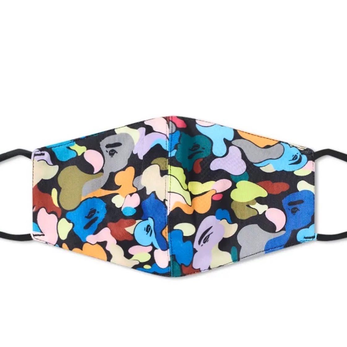 Bape BAPE BLACK MULTI CAMO FACEMASK Size ONE SIZE - 1 Thumbnail