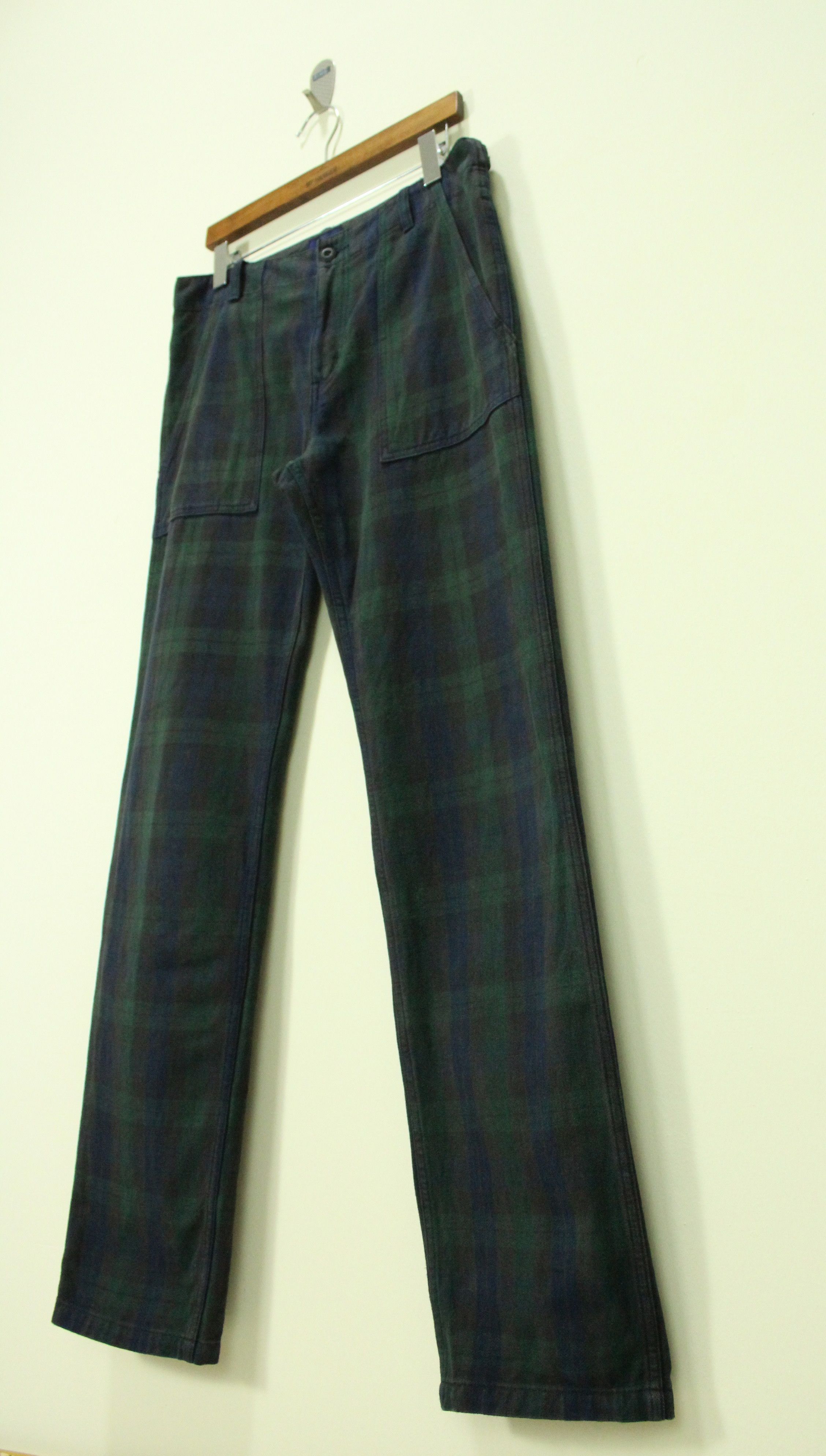 Beams Plus BEAMS Pants Fatigue Checkered Tartan Plaid Size US 32 / EU 48 - 9 Thumbnail