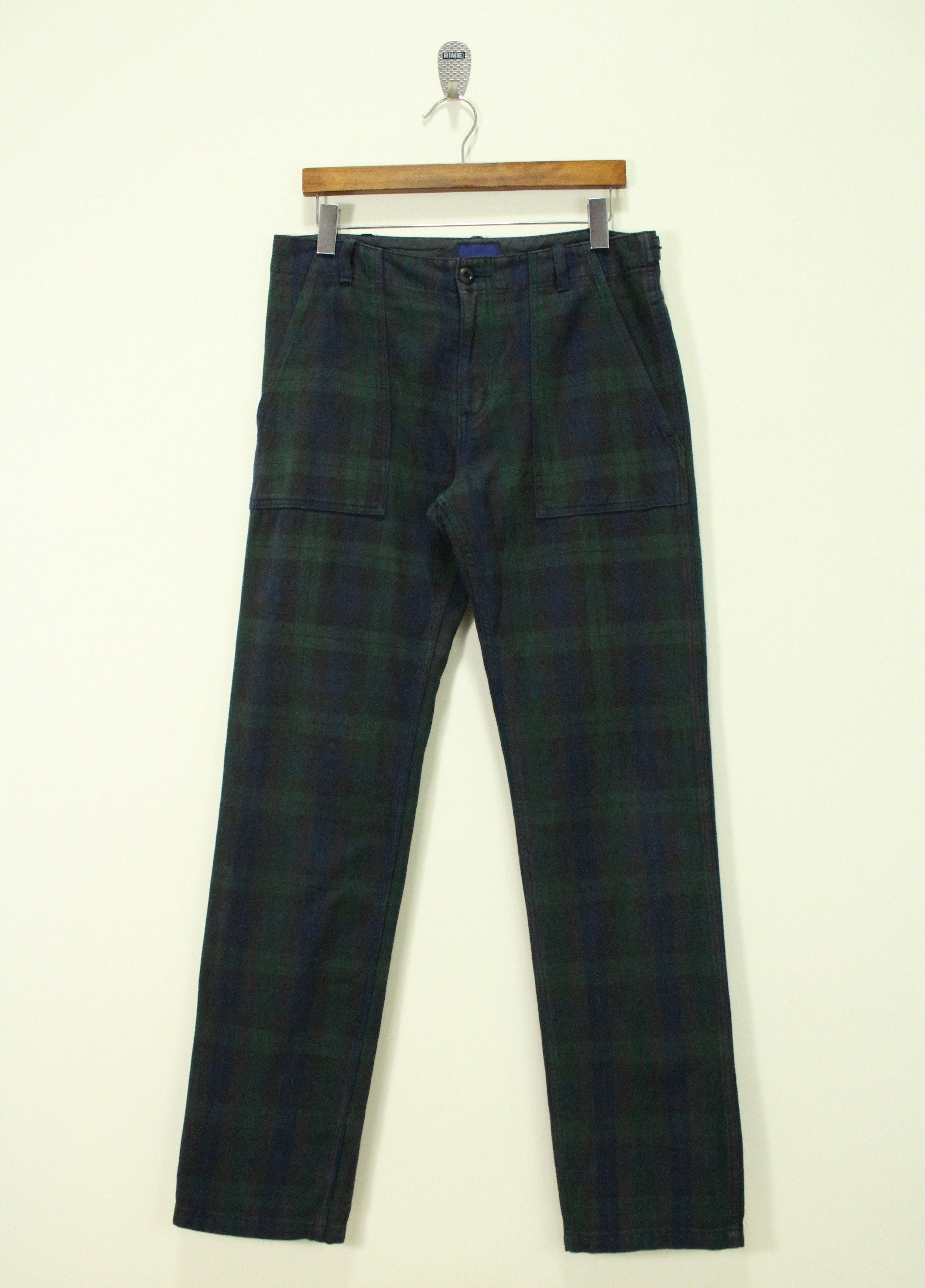 Beams Plus BEAMS Pants Fatigue Checkered Tartan Plaid Size US 32 / EU 48 - 1 Thumbnail