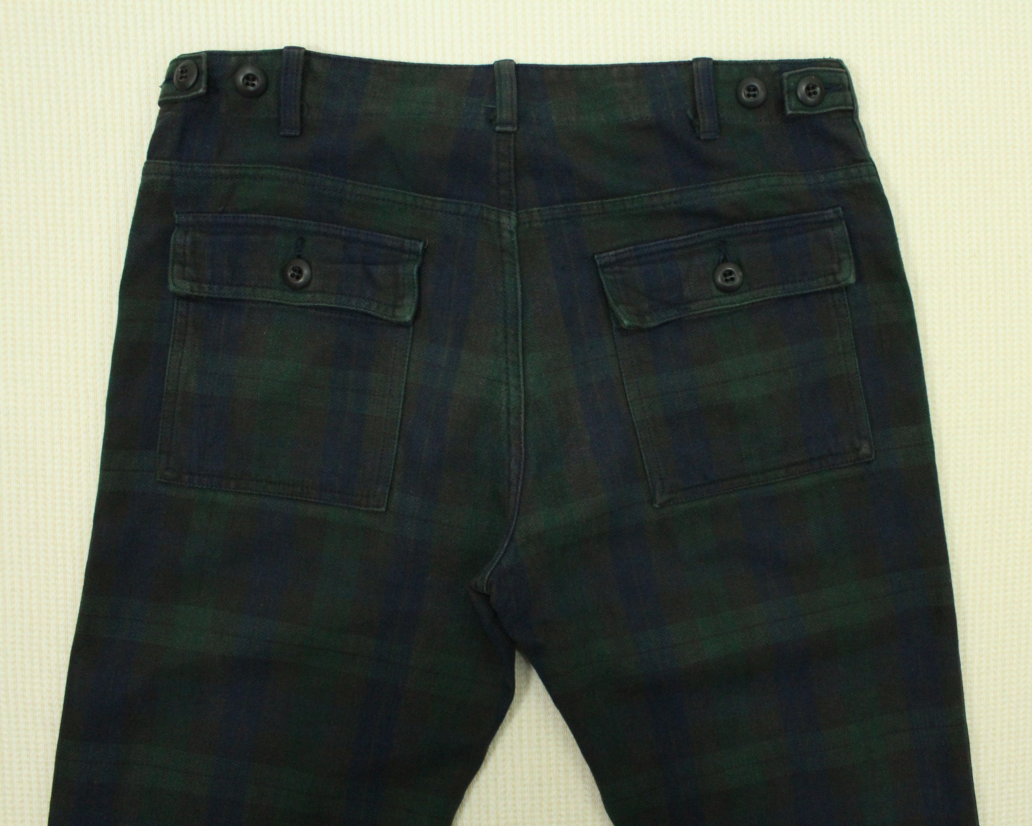 Beams Plus BEAMS Pants Fatigue Checkered Tartan Plaid Size US 32 / EU 48 - 7 Thumbnail