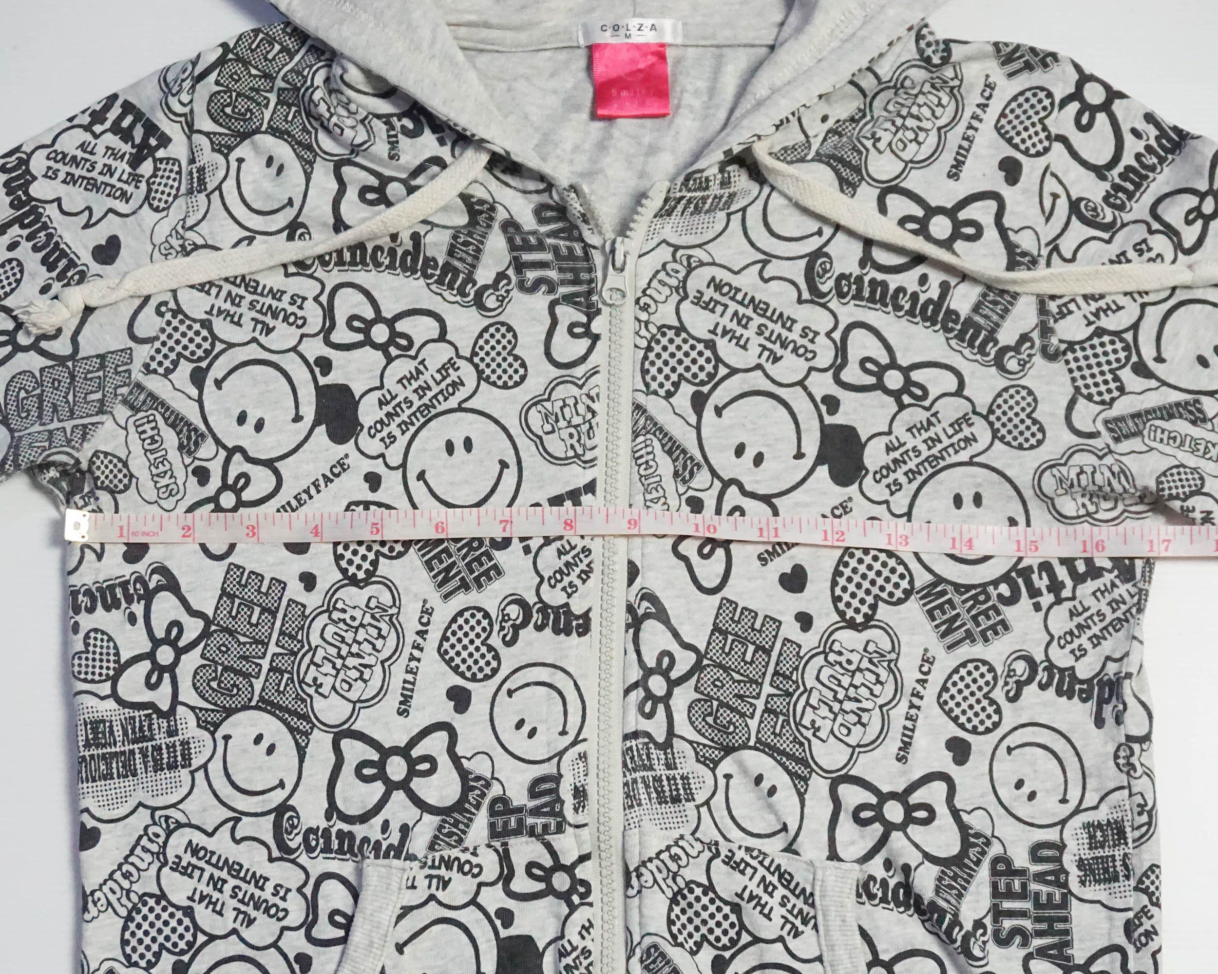 Japanese Brand COLZA Smiley Face Hoodie Japanese Brand Size M / US 6-8 / IT 42-44 - 8 Thumbnail
