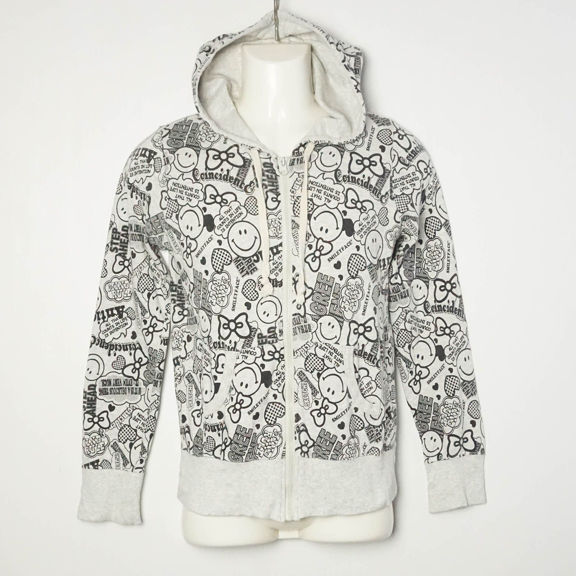 Japanese Brand COLZA Smiley Face Hoodie Japanese Brand Size M / US 6-8 / IT 42-44 - 13 Thumbnail