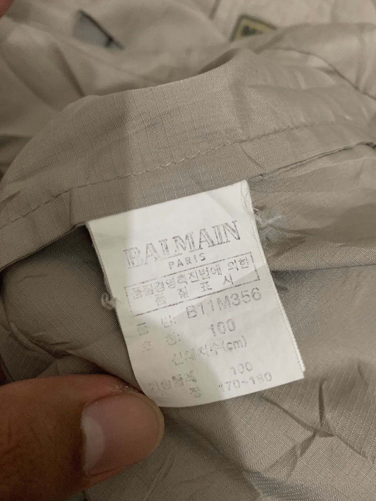 Balmain 🔥Taking Offer🔥Balmain Half zip Jacket Size US XL / EU 56 / 4 - 9 Thumbnail
