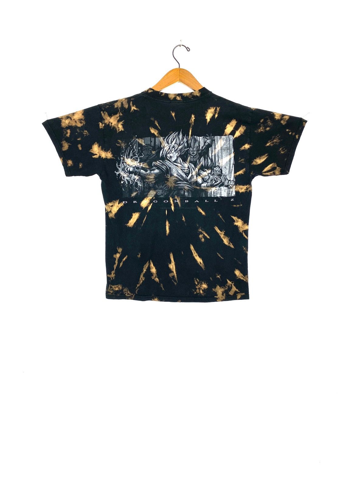 image of Vintage Dragon Ball Z Tie Dye Made Mexico Akira Toriyama in Black, Men's (Size Medium)