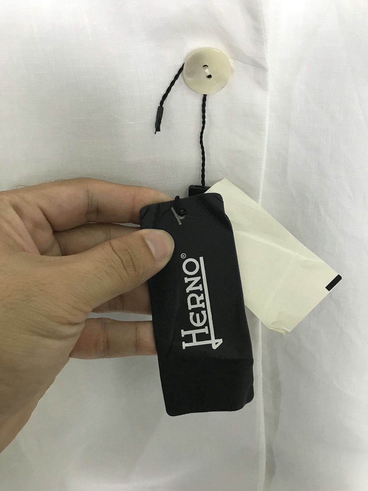 Herno Rare‼️ Herno Plain Shirt With Tag Large Size Made in Italy Size US L / EU 52-54 / 3 - 4 Thumbnail