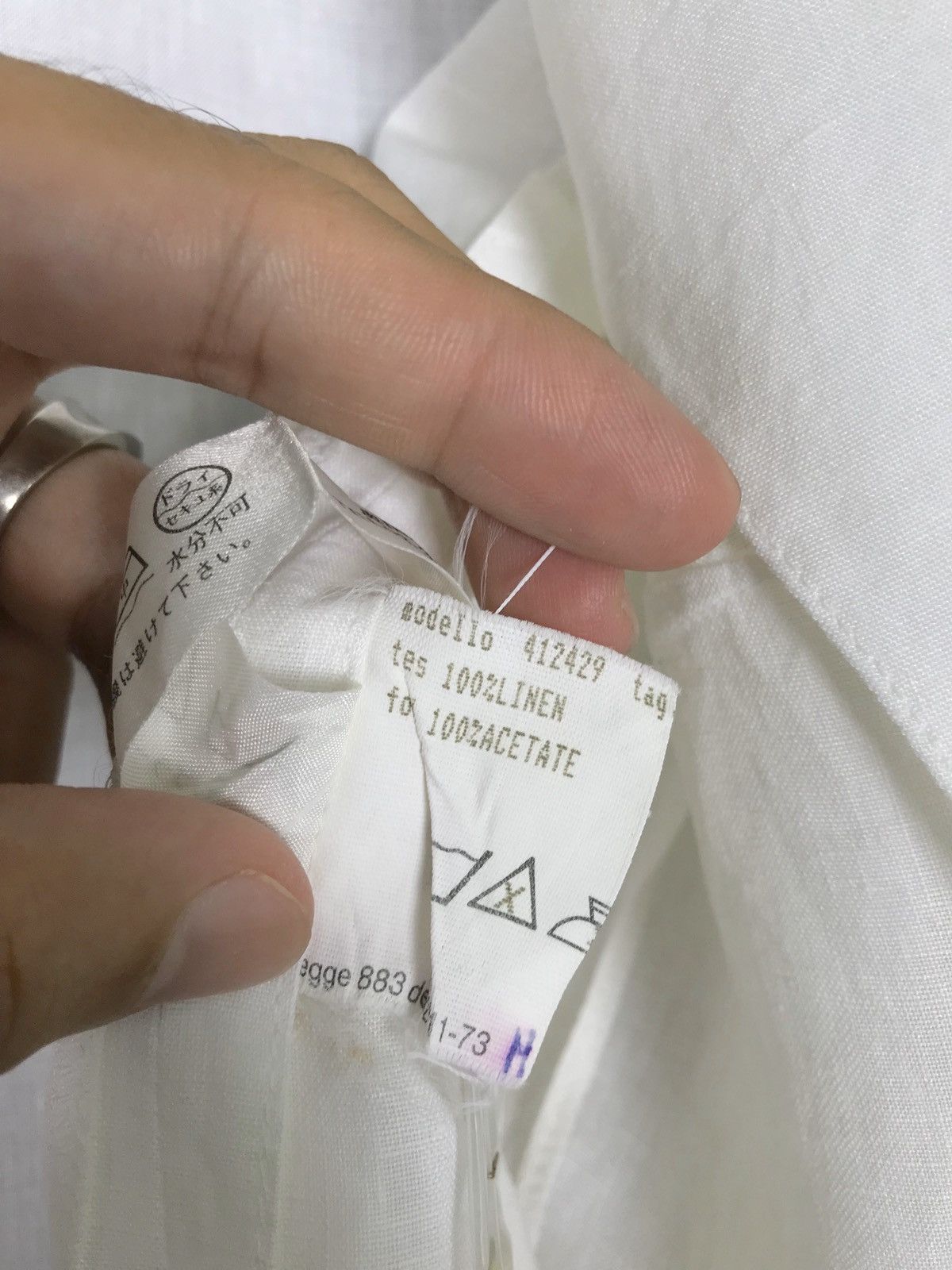 Herno Rare‼️ Herno Plain Shirt With Tag Large Size Made in Italy Size US L / EU 52-54 / 3 - 6 Thumbnail