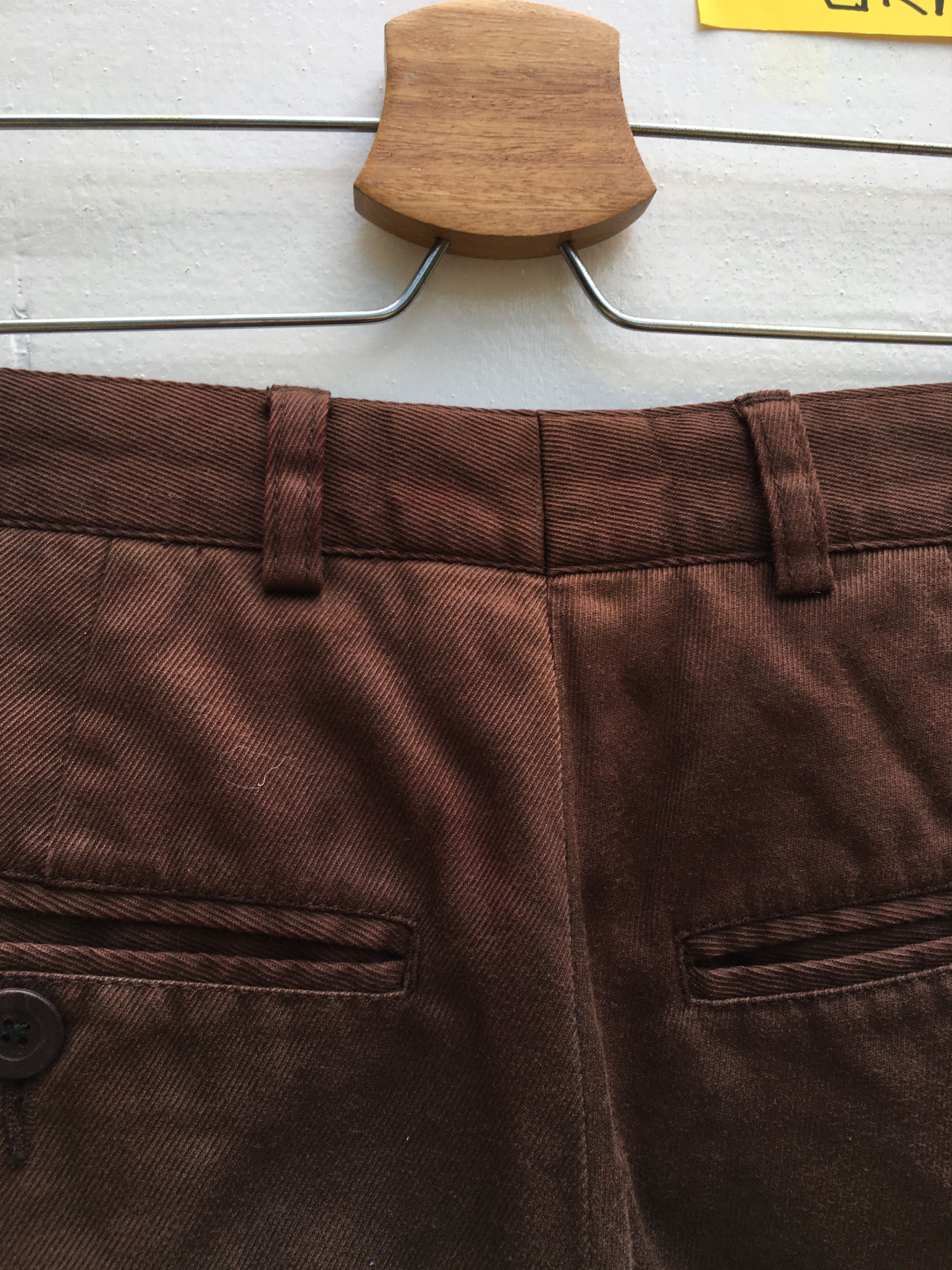 Dries Van Noten Dries Van Noten Brown Cotton Casual Pant Size US 30 / EU 46 - 23 Thumbnail