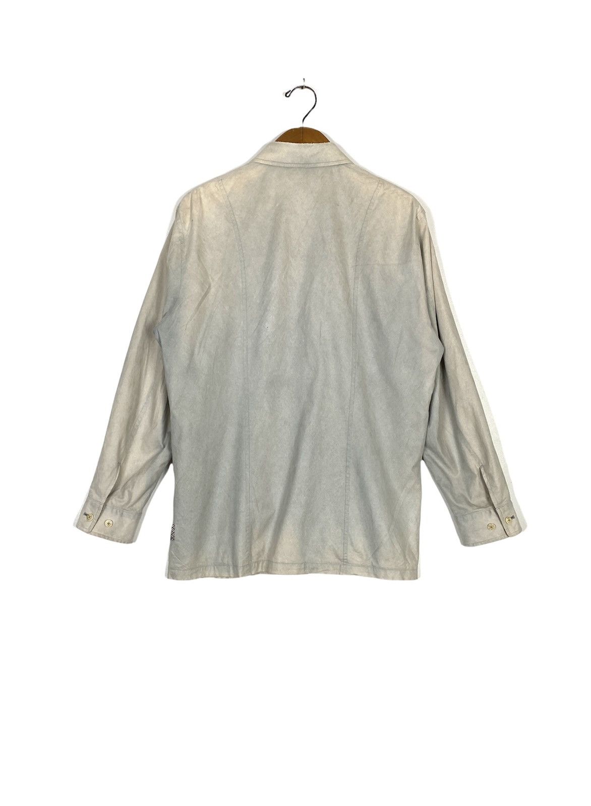 Burberry Rare‼️Burberry Novacheck THRASHED Shirt Medium made in japan Size US M / EU 48-50 / 2 - 3 Thumbnail