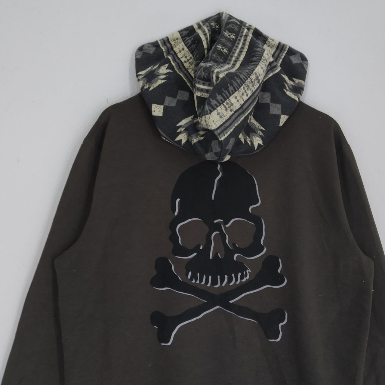 Japanese Brand Out Reef Hoodie Navajo Pattern Inspired Skulls Number (N)ine Size US M / EU 48-50 / 2 - 4 Thumbnail