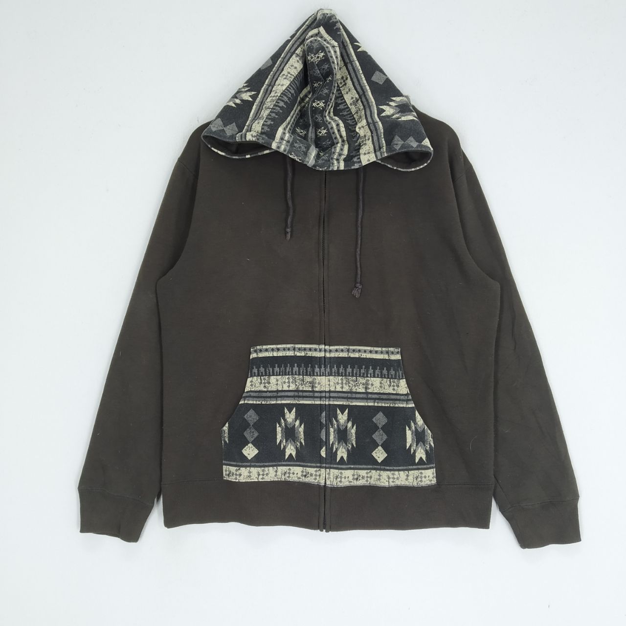 Japanese Brand Out Reef Hoodie Navajo Pattern Inspired Skulls Number (N)ine Size US M / EU 48-50 / 2 - 2 Thumbnail