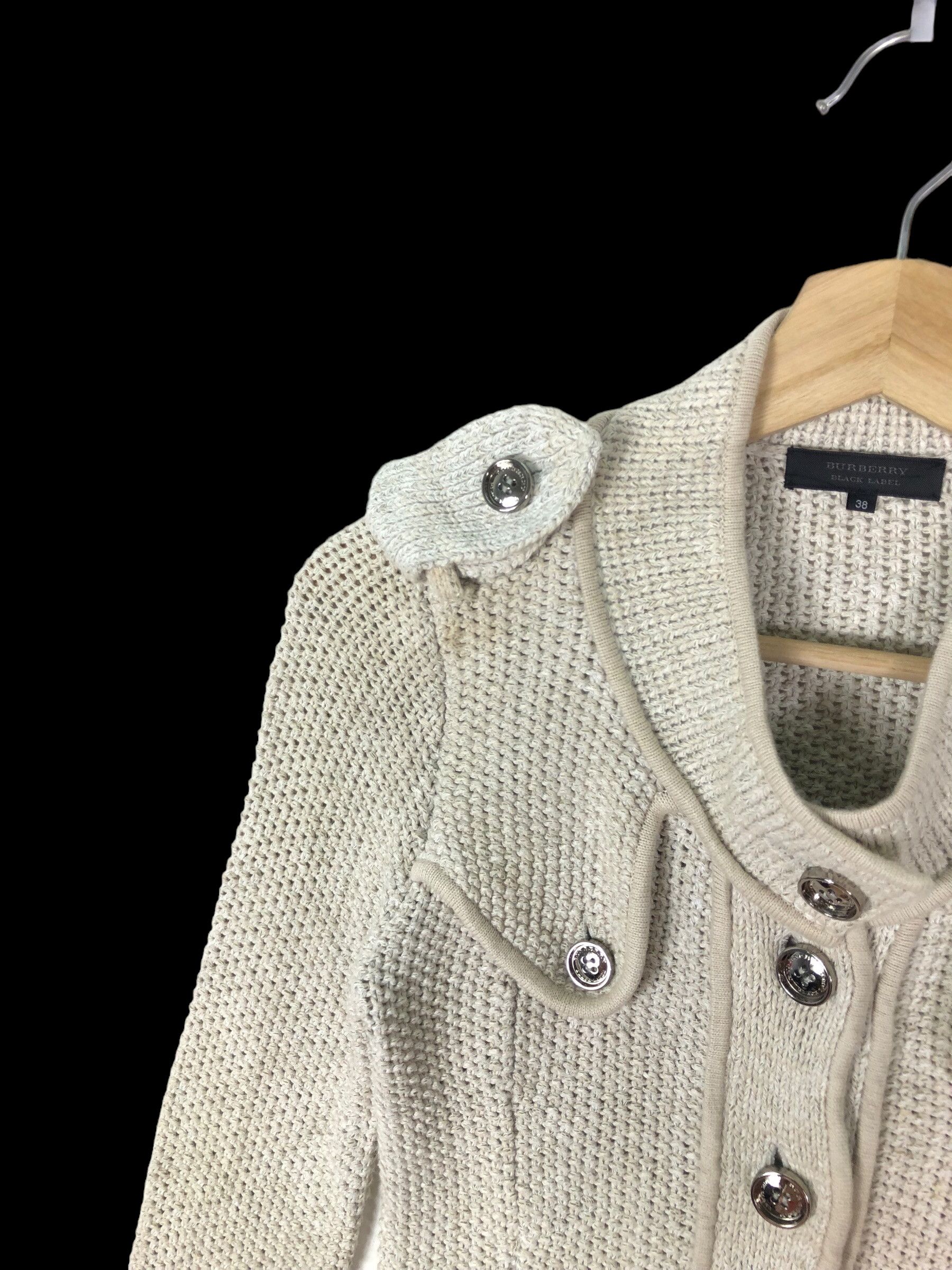 Burberry RARE🔥BURBERRY BLACK LABEL JAPAN KNITTED JACKET Size XS / US 0-2 / IT 36-38 - 6 Thumbnail