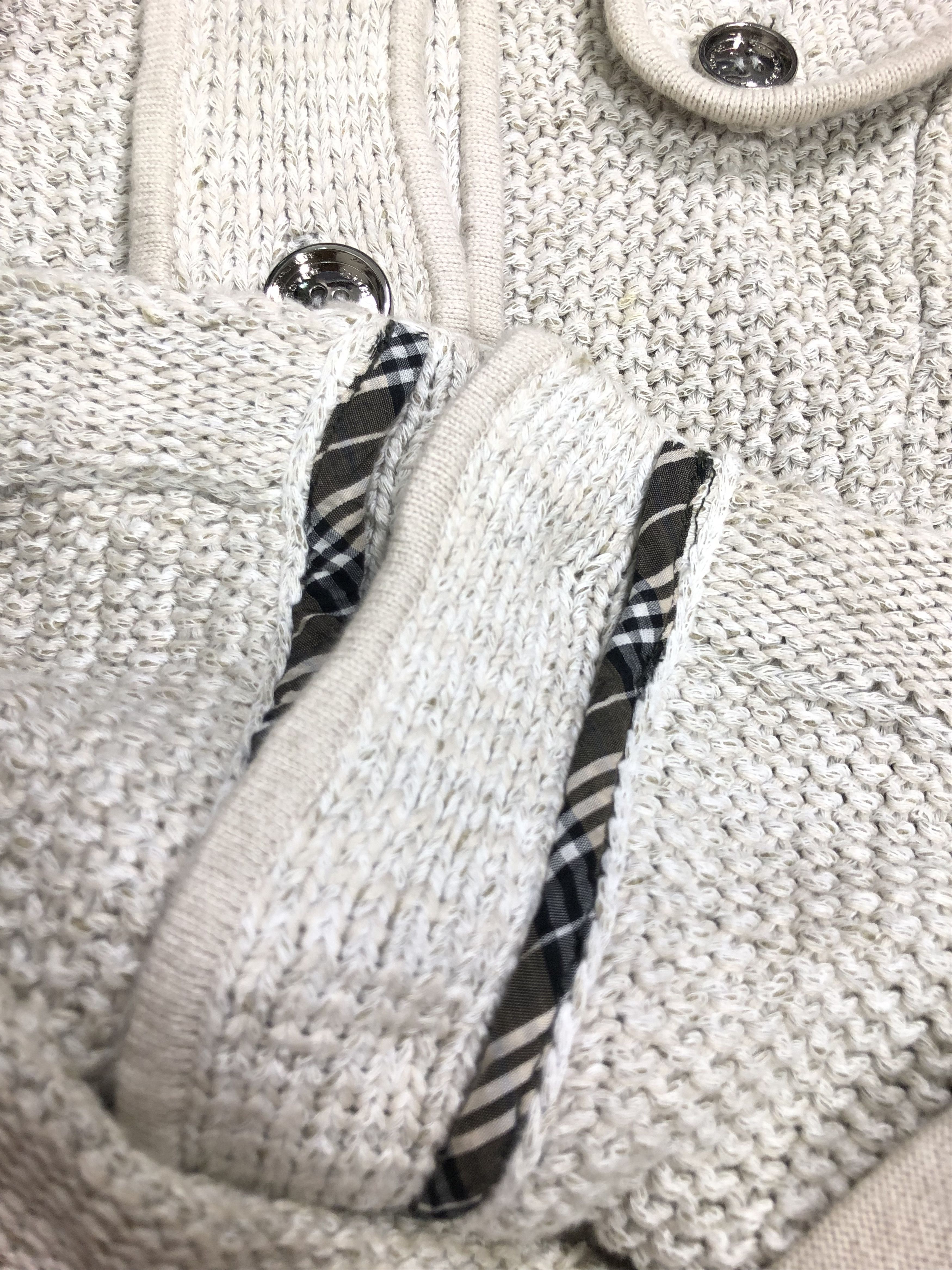 Burberry RARE🔥BURBERRY BLACK LABEL JAPAN KNITTED JACKET Size XS / US 0-2 / IT 36-38 - 15 Thumbnail