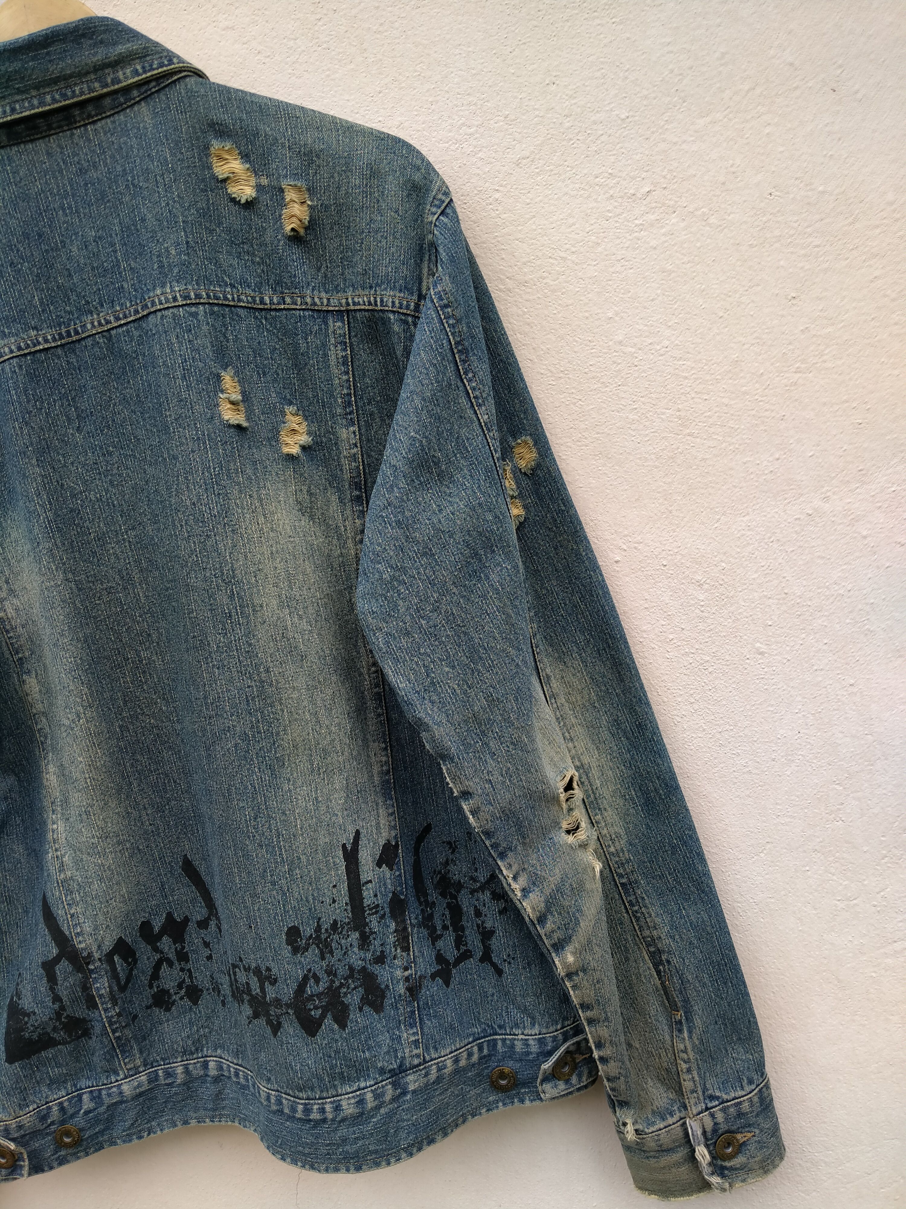 If Six Was Nine Distressed In The Attic Homme Paint Splatter Boro Stitch Size US L / EU 52-54 / 3 - 9 Thumbnail