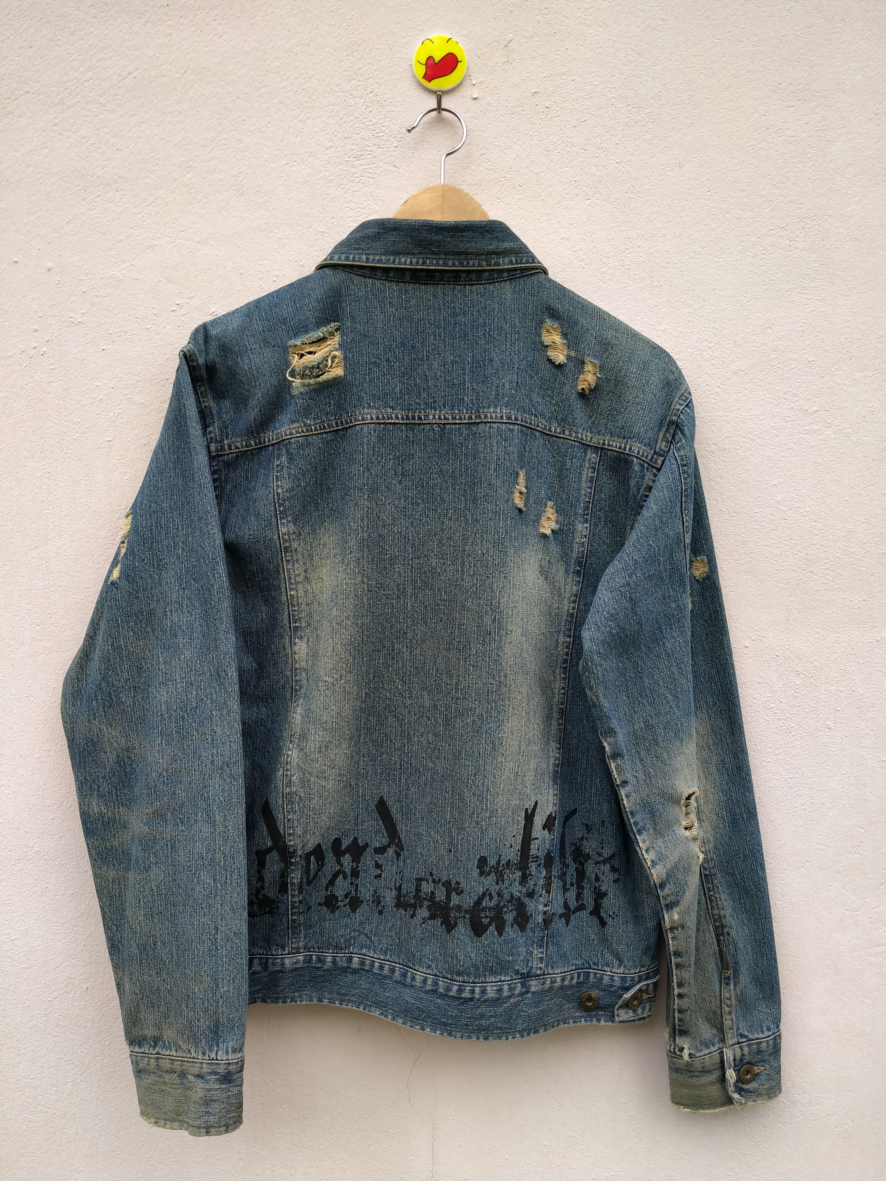 If Six Was Nine Distressed In The Attic Homme Paint Splatter Boro Stitch Size US L / EU 52-54 / 3 - 7 Thumbnail