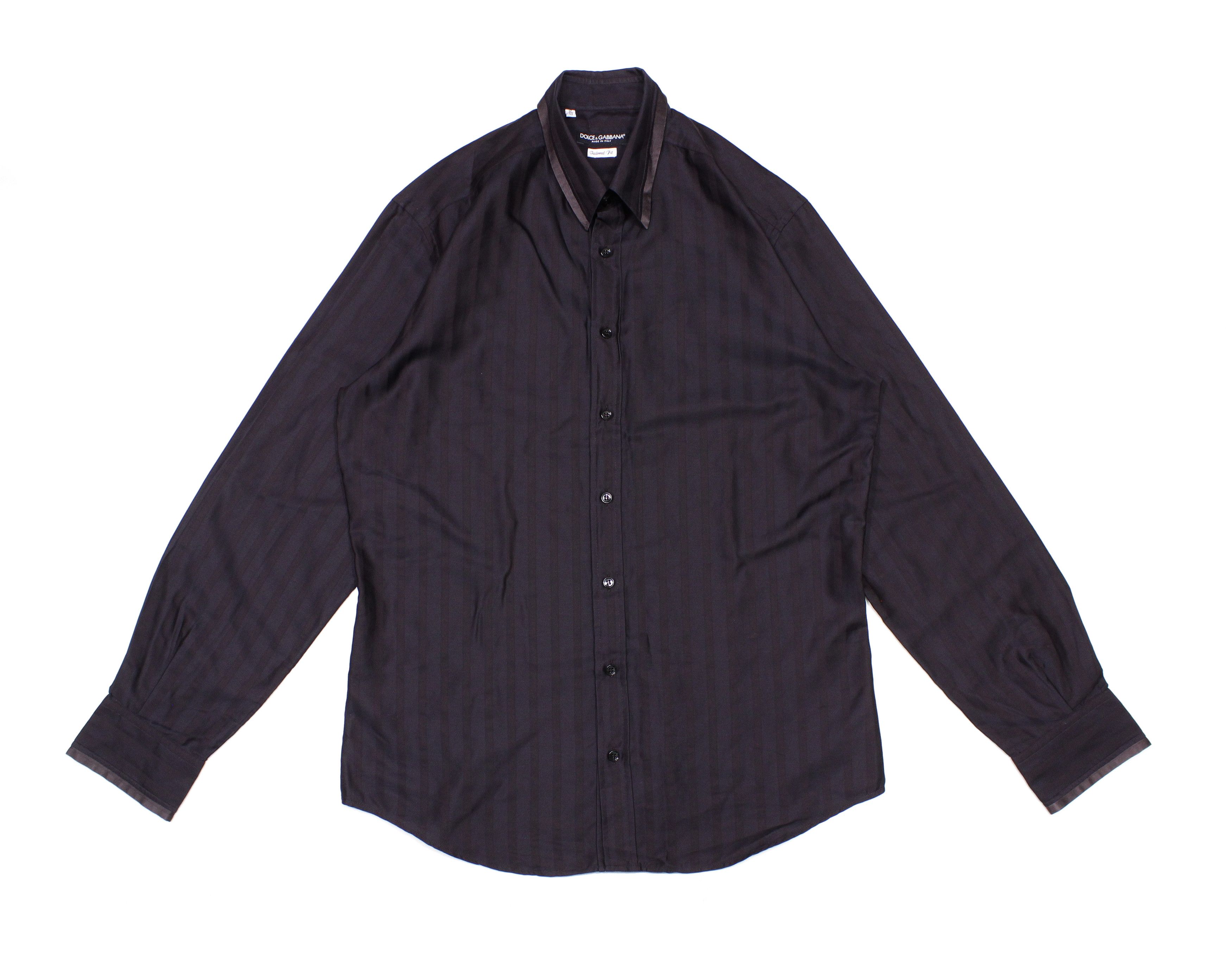 Striped Cotton Silk For Cufflinks Dress Shirt