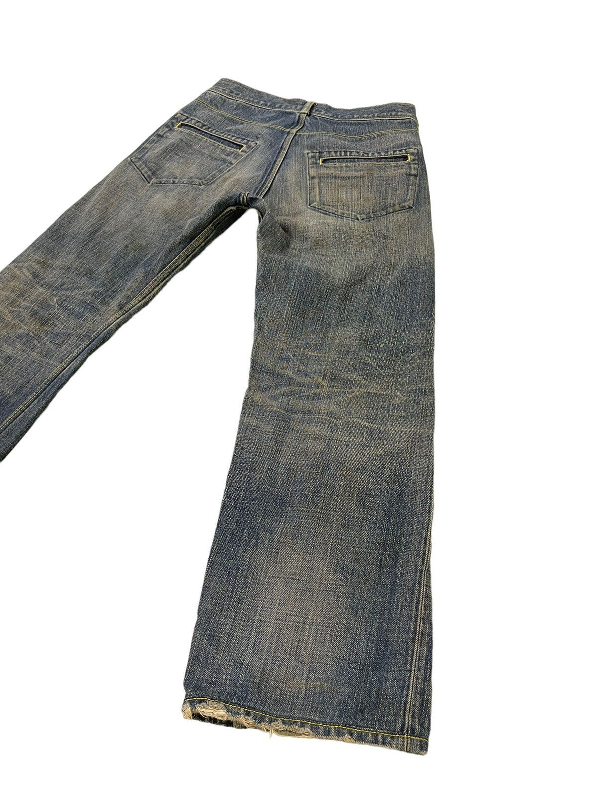 Japanese Brand Cropped Slim Jeans The Viridi Anne Distress Denim 2🟦2 Size US 28 / EU 44 - 13 Thumbnail