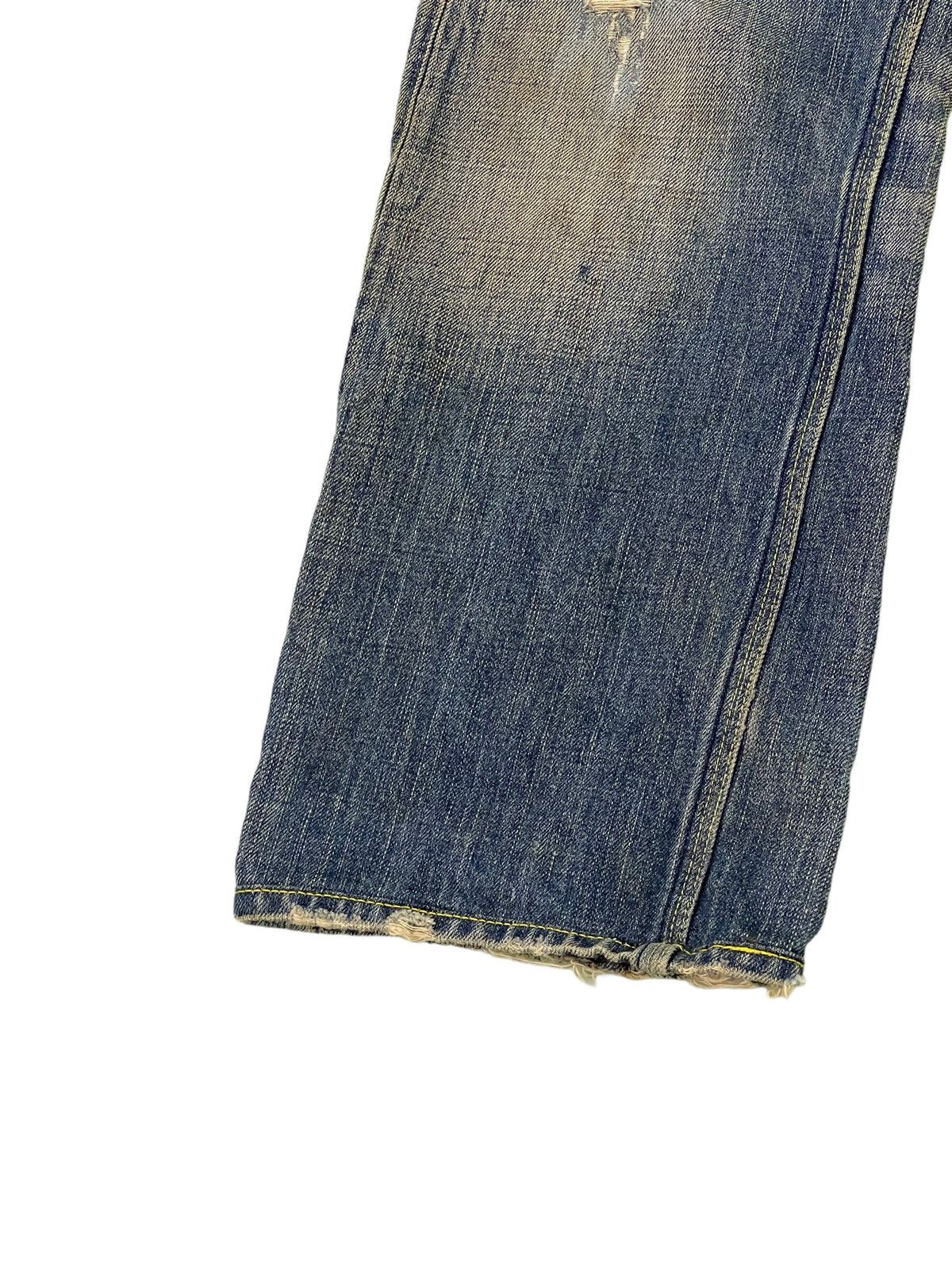 Japanese Brand Cropped Slim Jeans The Viridi Anne Distress Denim 2🟦2 Size US 28 / EU 44 - 5 Thumbnail