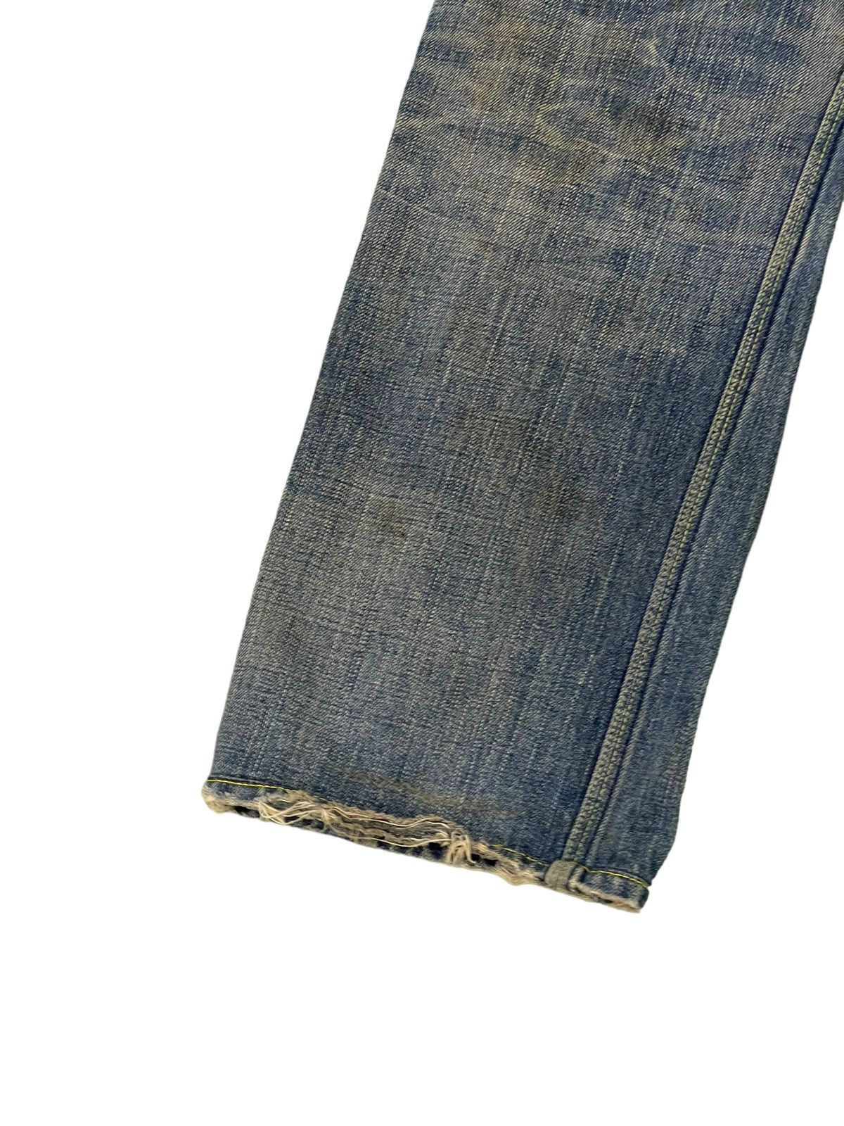 Japanese Brand Cropped Slim Jeans The Viridi Anne Distress Denim 2🟦2 Size US 28 / EU 44 - 15 Thumbnail