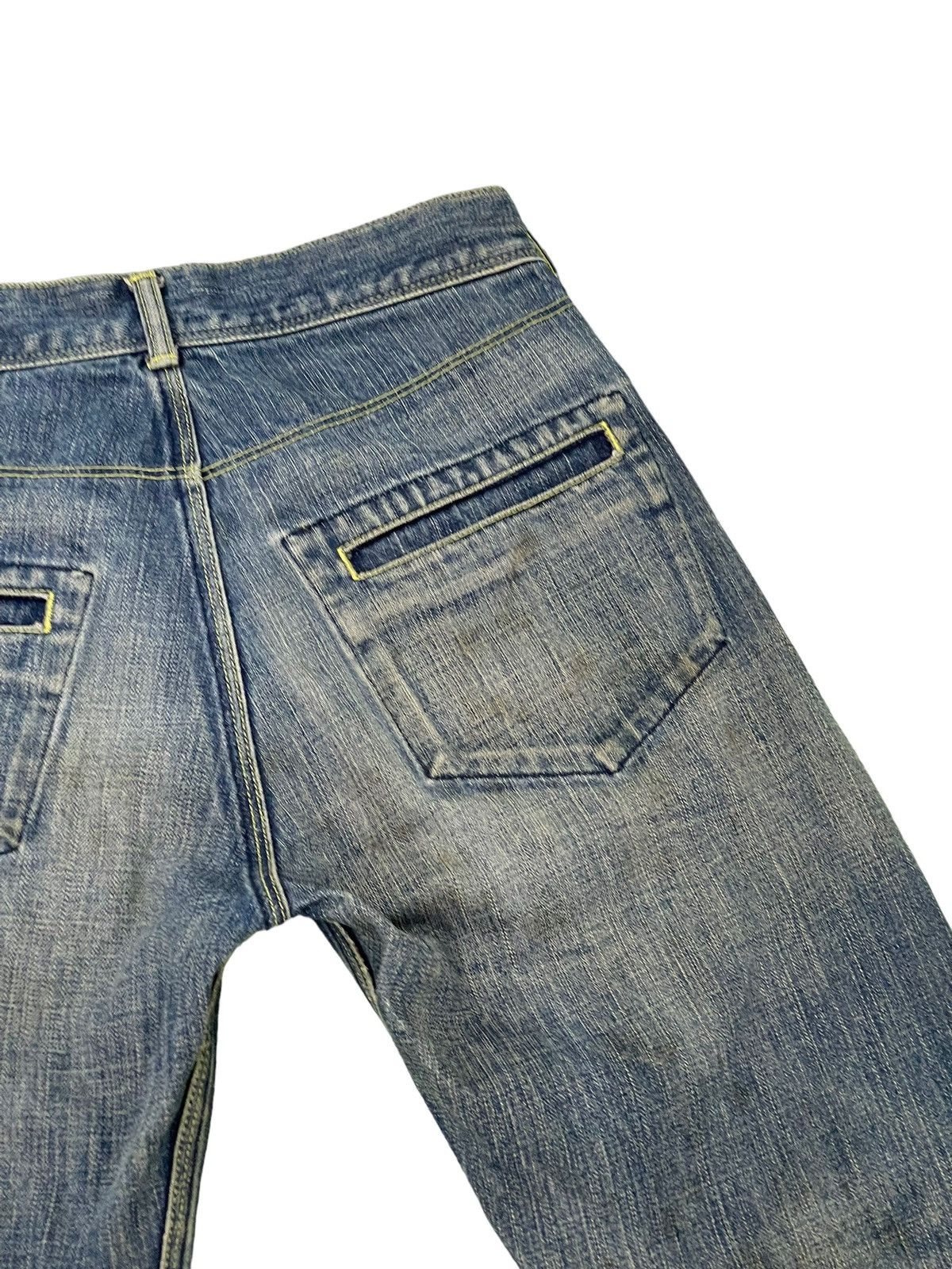 Japanese Brand Cropped Slim Jeans The Viridi Anne Distress Denim 2🟦2 Size US 28 / EU 44 - 19 Thumbnail