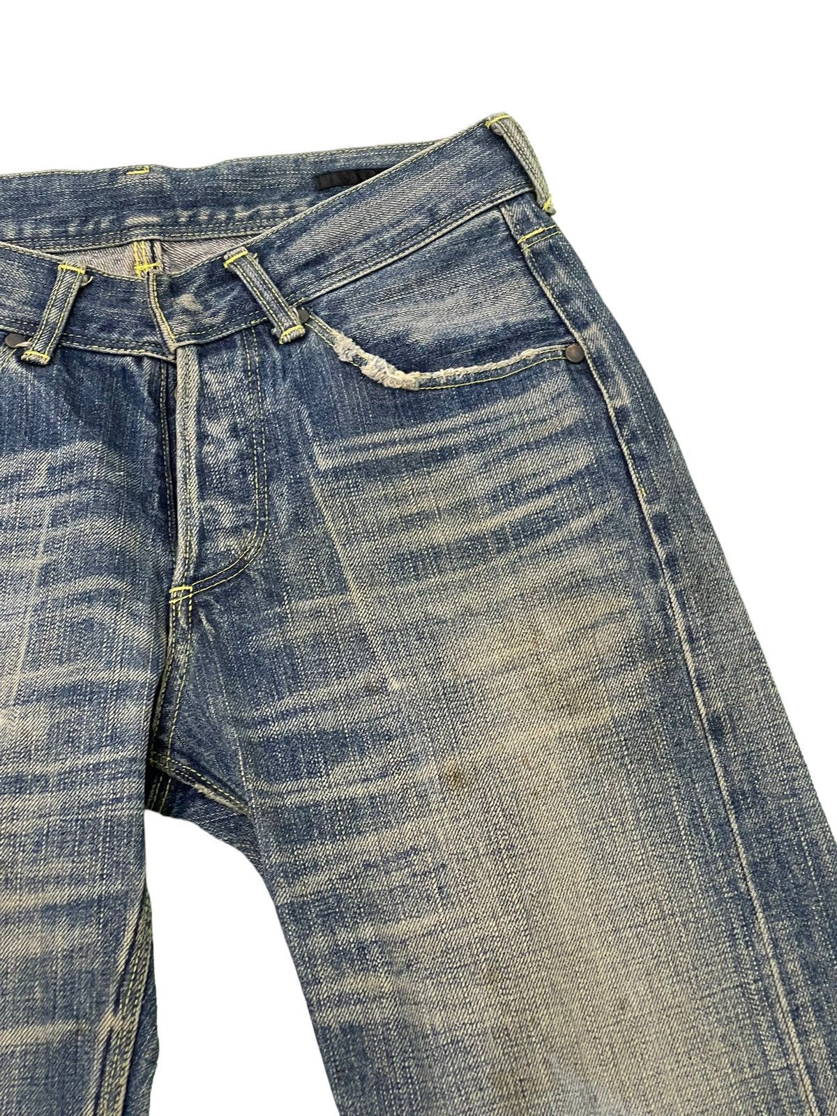 Japanese Brand Cropped Slim Jeans The Viridi Anne Distress Denim 2🟦2 Size US 28 / EU 44 - 9 Thumbnail