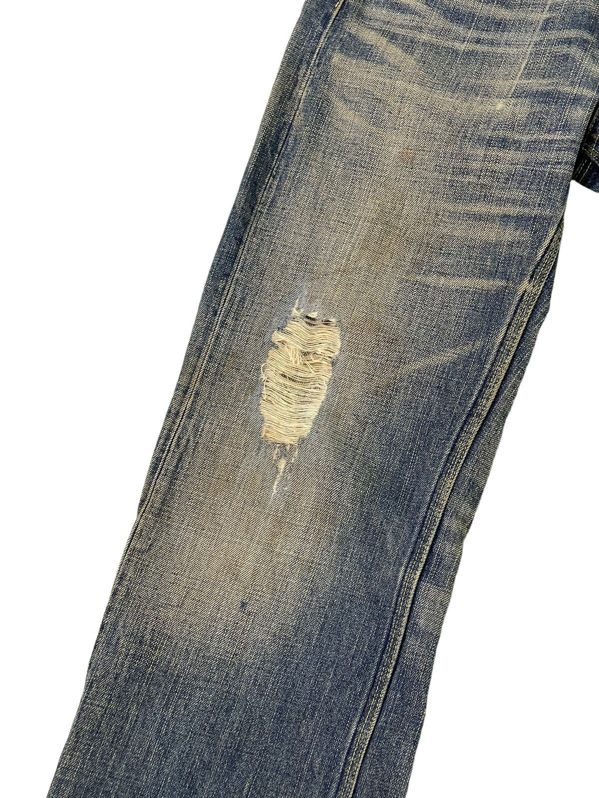 Japanese Brand Cropped Slim Jeans The Viridi Anne Distress Denim 2🟦2 Size US 28 / EU 44 - 6 Thumbnail