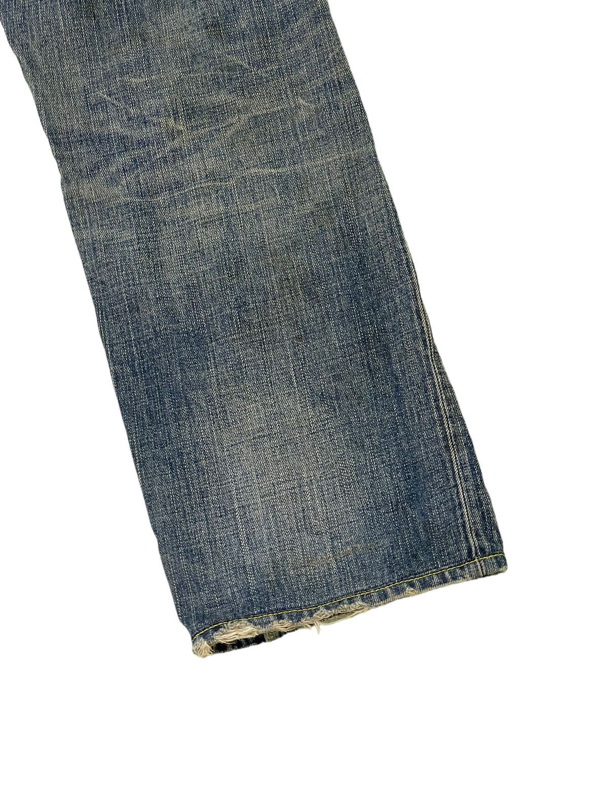 Japanese Brand Cropped Slim Jeans The Viridi Anne Distress Denim 2🟦2 Size US 28 / EU 44 - 14 Thumbnail