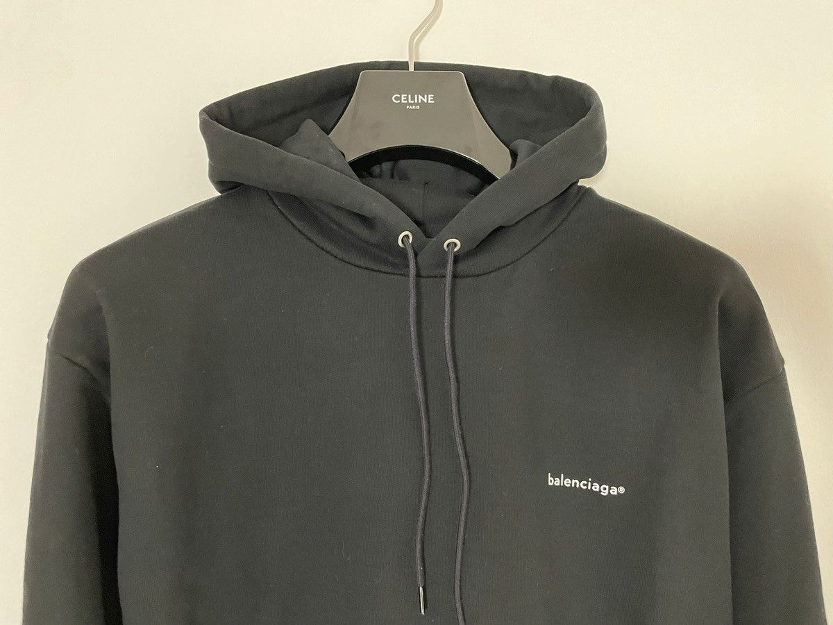 Balenciaga BALENCIAGA COPYRIGHT LOGO HOODIE MOLLETON ARCHETYPE Size US XS / EU 42 / 0 - 4 Thumbnail