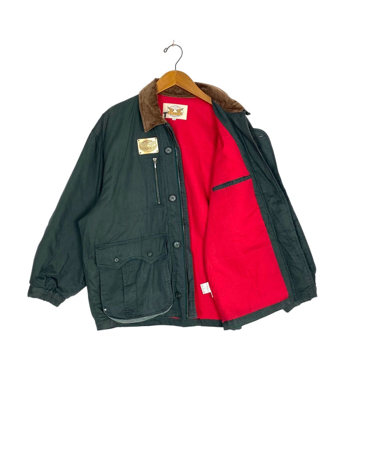 Japanese Brand Rare‼️ Fendia Bomber Jacket Corduroy Colar Size US M / EU 48-50 / 2 - 2 Thumbnail