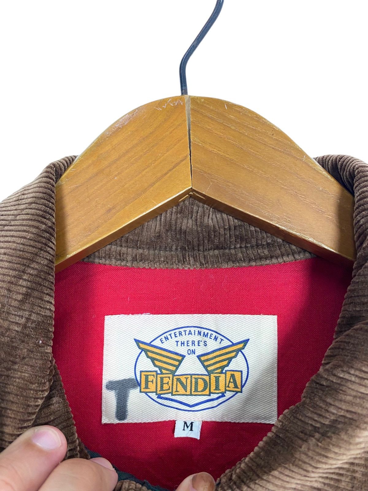 Japanese Brand Rare‼️ Fendia Bomber Jacket Corduroy Colar Size US M / EU 48-50 / 2 - 5 Thumbnail