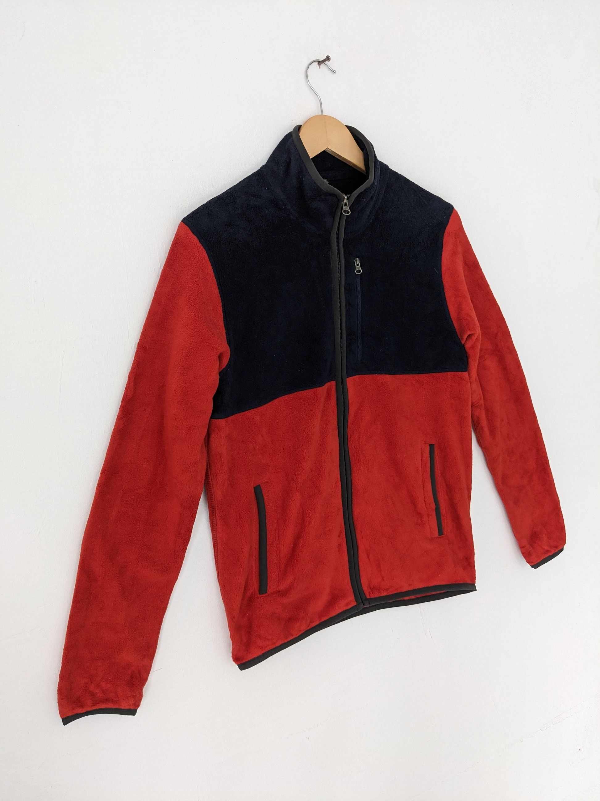 Japanese Brand × Uniqlo Uniqlo Fleece Jacket Colour Block Size US M / EU 48-50 / 2 - 3 Thumbnail
