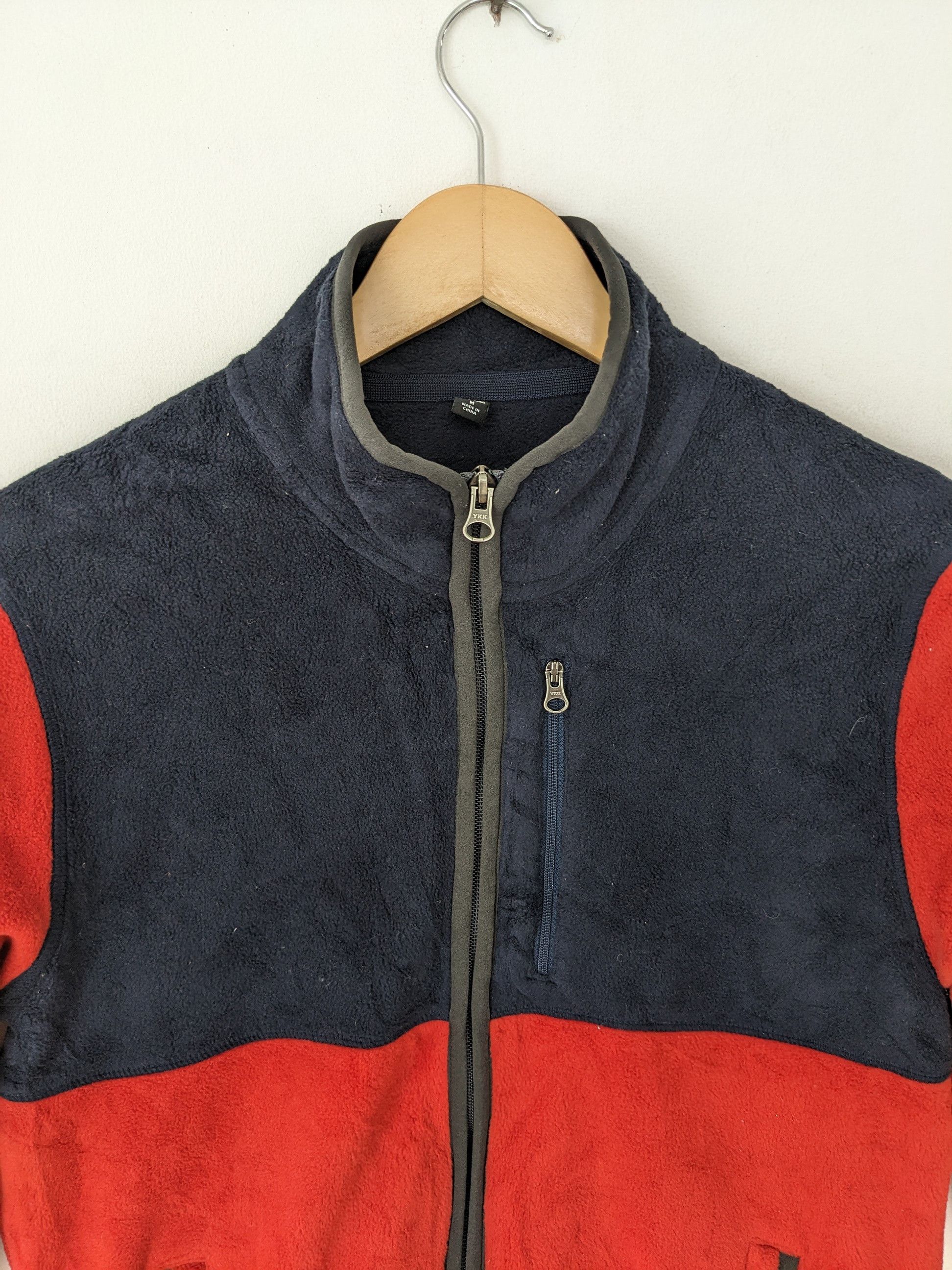 Japanese Brand × Uniqlo Uniqlo Fleece Jacket Colour Block Size US M / EU 48-50 / 2 - 7 Thumbnail