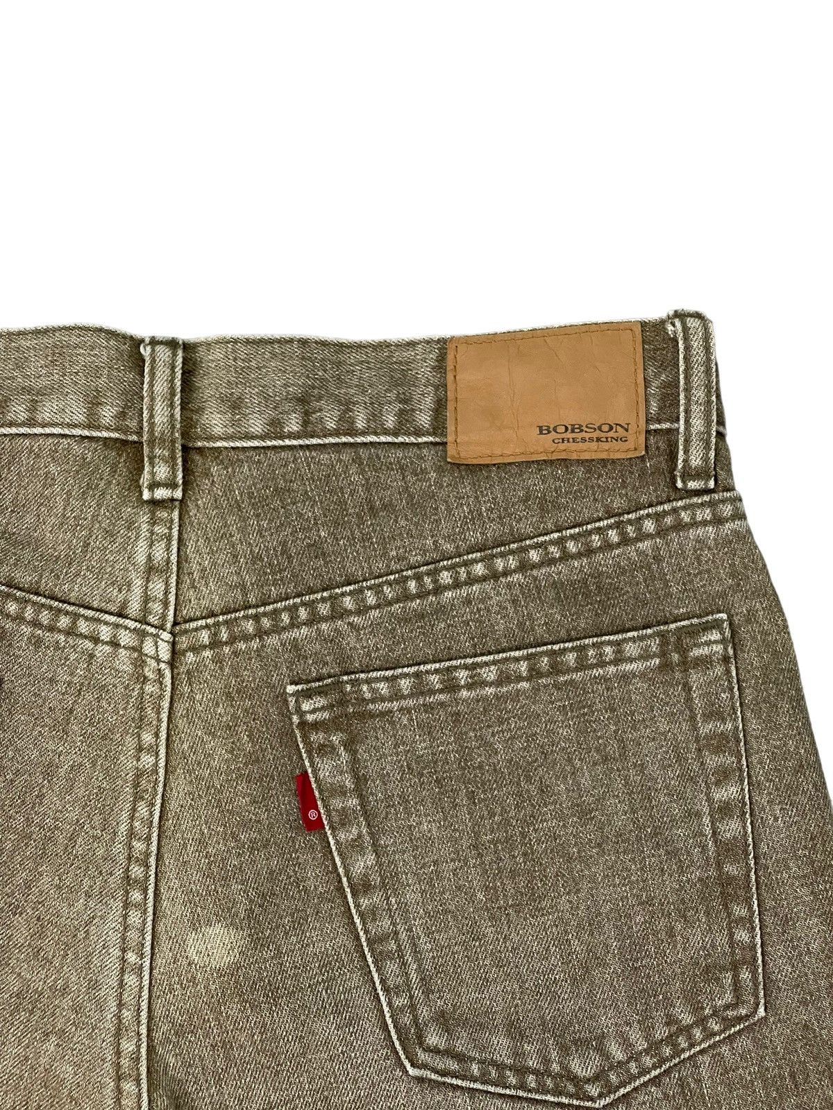 Japanese Brand Flare Jeans Bobson Distress Denim Boot Cut 2🟦2 Size US 30 / EU 46 - 18 Thumbnail