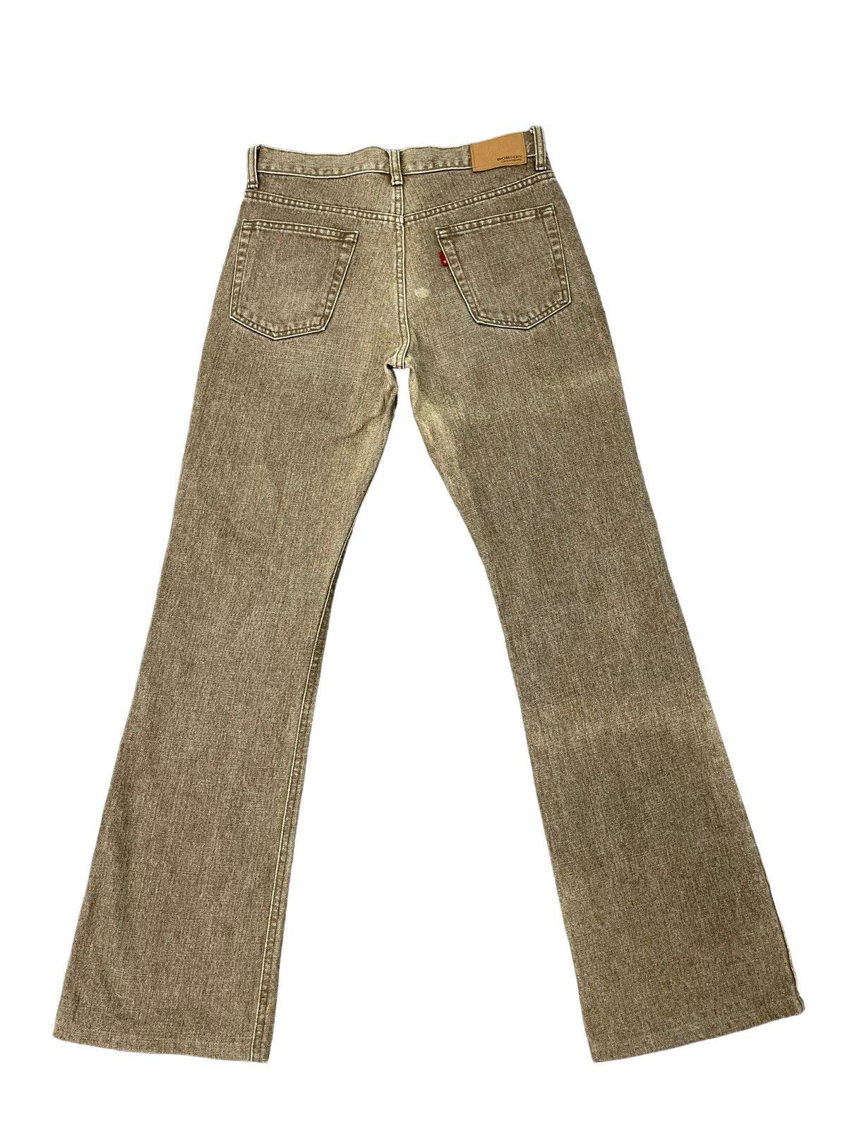 Japanese Brand Flare Jeans Bobson Distress Denim Boot Cut 2🟦2 Size US 30 / EU 46 - 10 Thumbnail