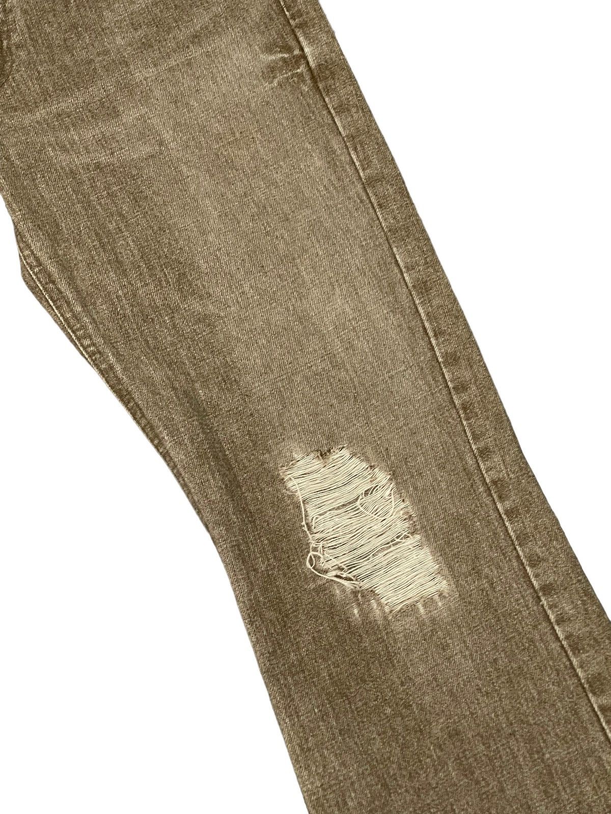 Japanese Brand Flare Jeans Bobson Distress Denim Boot Cut 2🟦2 Size US 30 / EU 46 - 7 Thumbnail