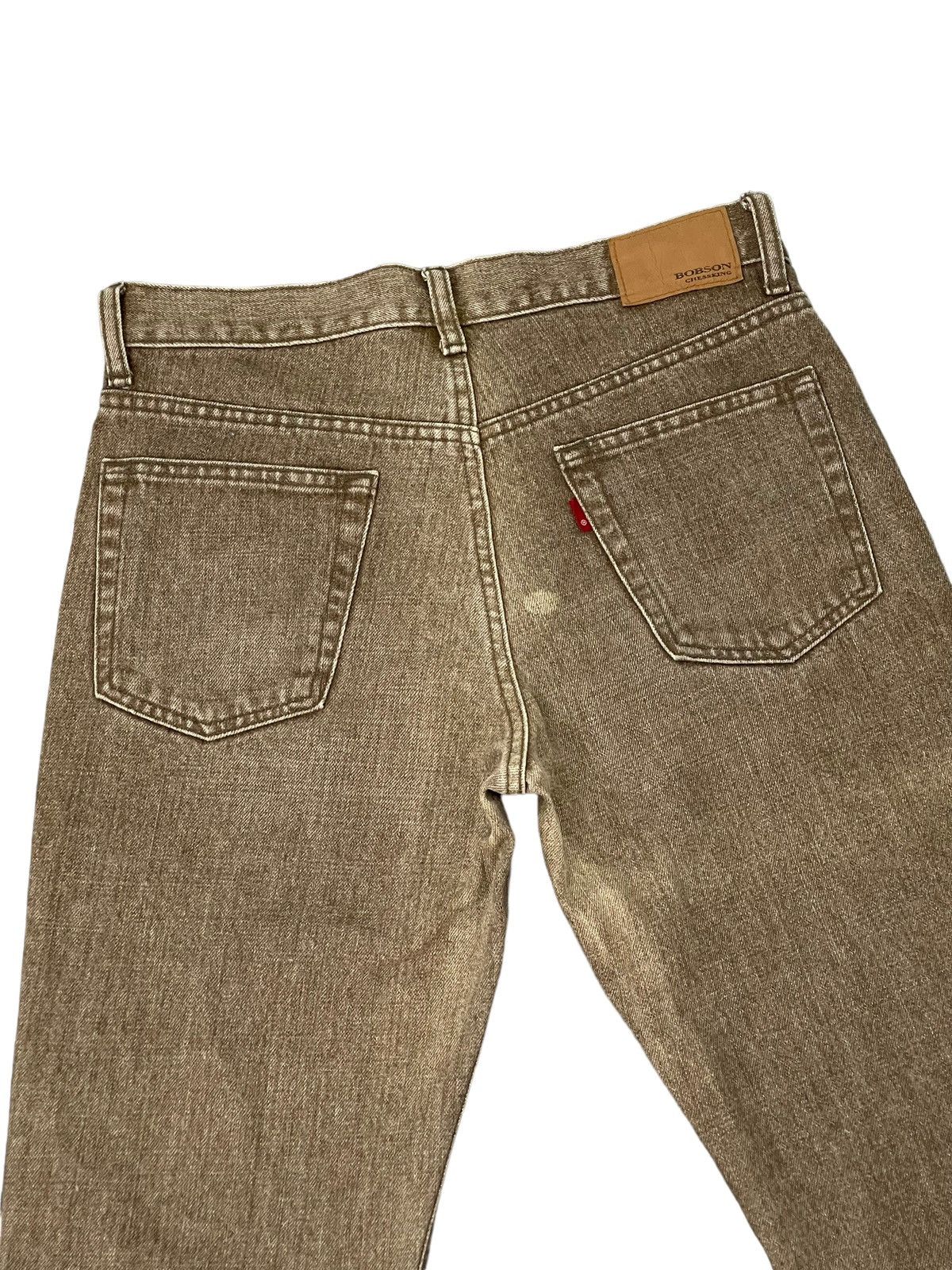Japanese Brand Flare Jeans Bobson Distress Denim Boot Cut 2🟦2 Size US 30 / EU 46 - 17 Thumbnail