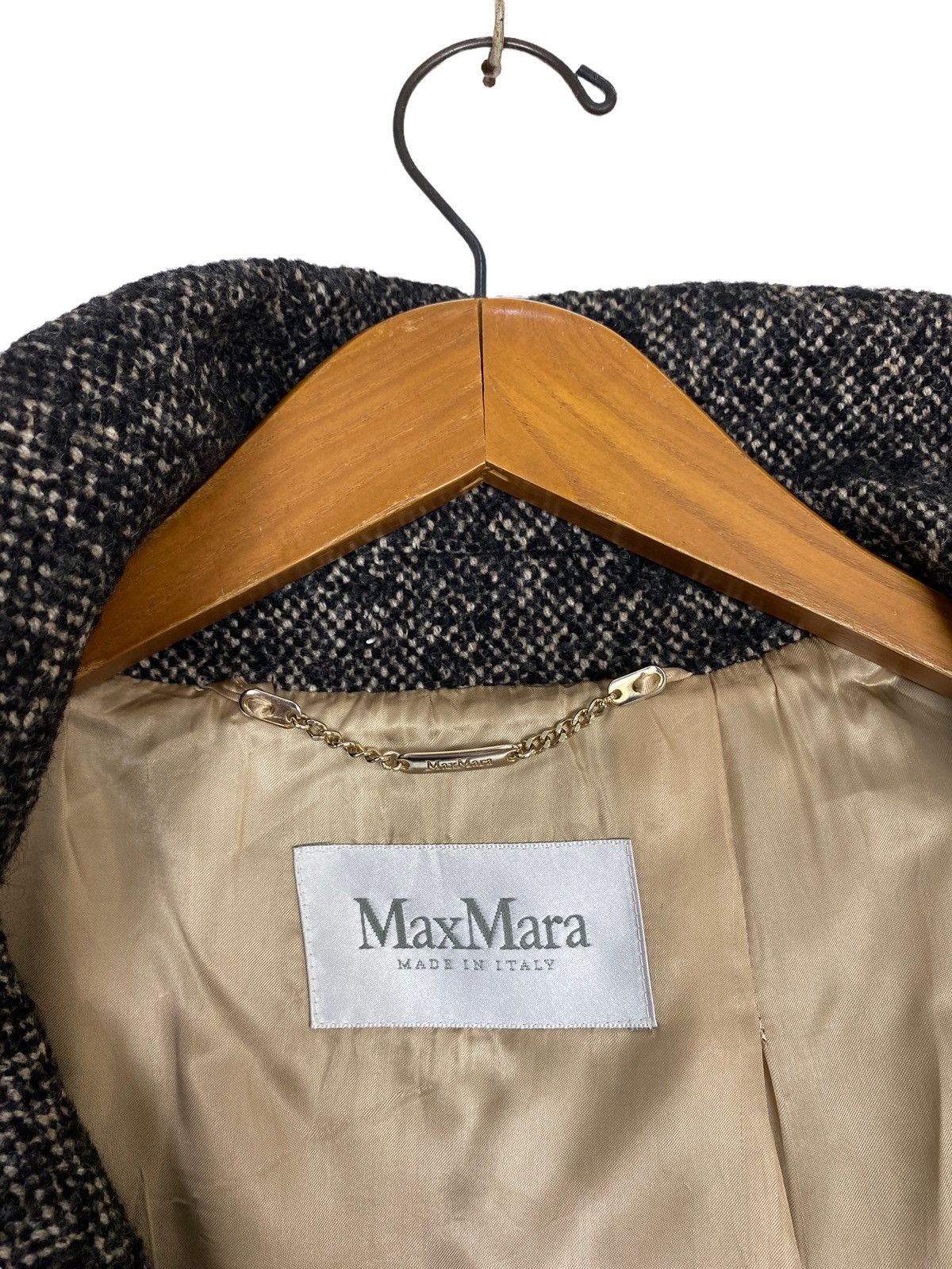 Max Mara Rare‼️Max Mara Wool Coat Made in Italy Size S / US 4 / IT 40 - 5 Thumbnail