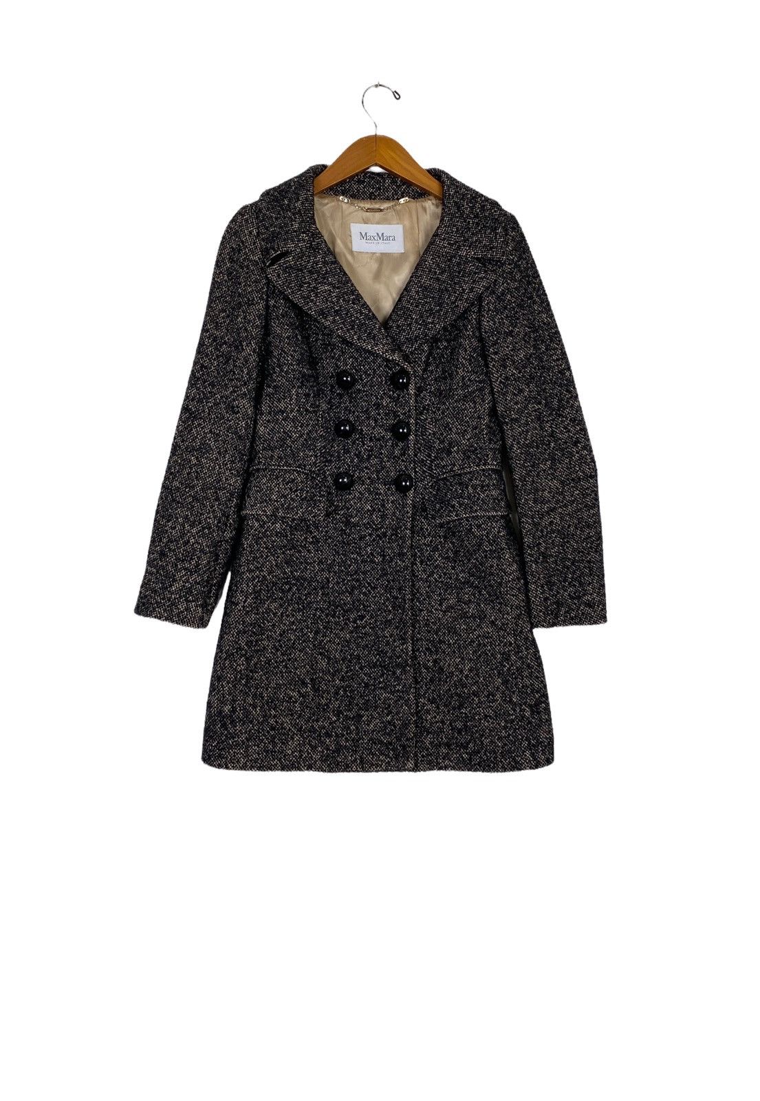 Max Mara Rare‼️Max Mara Wool Coat Made in Italy Size S / US 4 / IT 40 - 1 Thumbnail