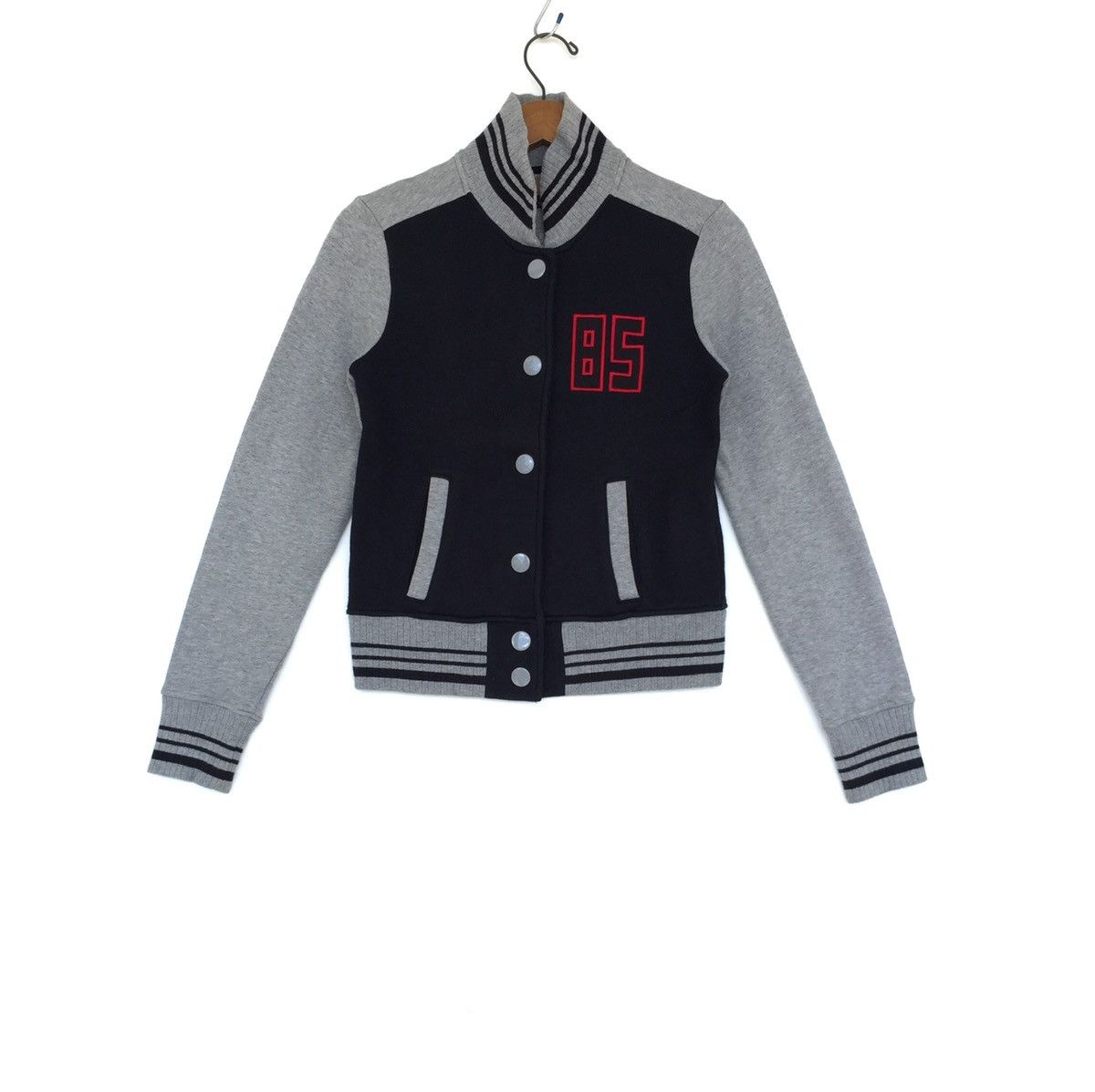 Tommy Hilfiger Rare‼️Tommy Jeans Varsity Embroidered Big Logo Size S / US 4 / IT 40 - 1 Thumbnail