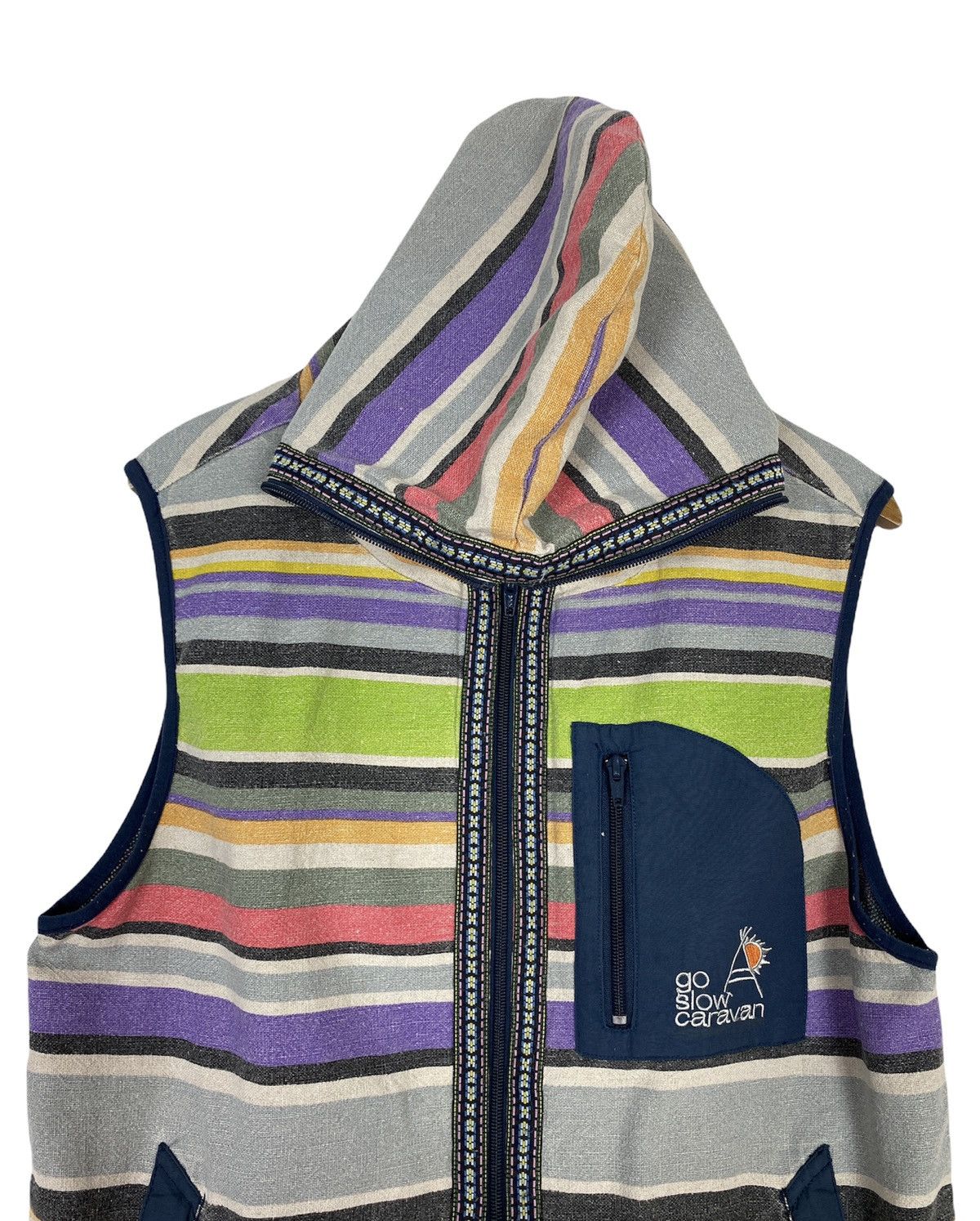 go slow caravan Rare‼️Go Slow Caravan Mountain Vest Rainbow Colour Medium Size US M / EU 48-50 / 2 - 3 Thumbnail