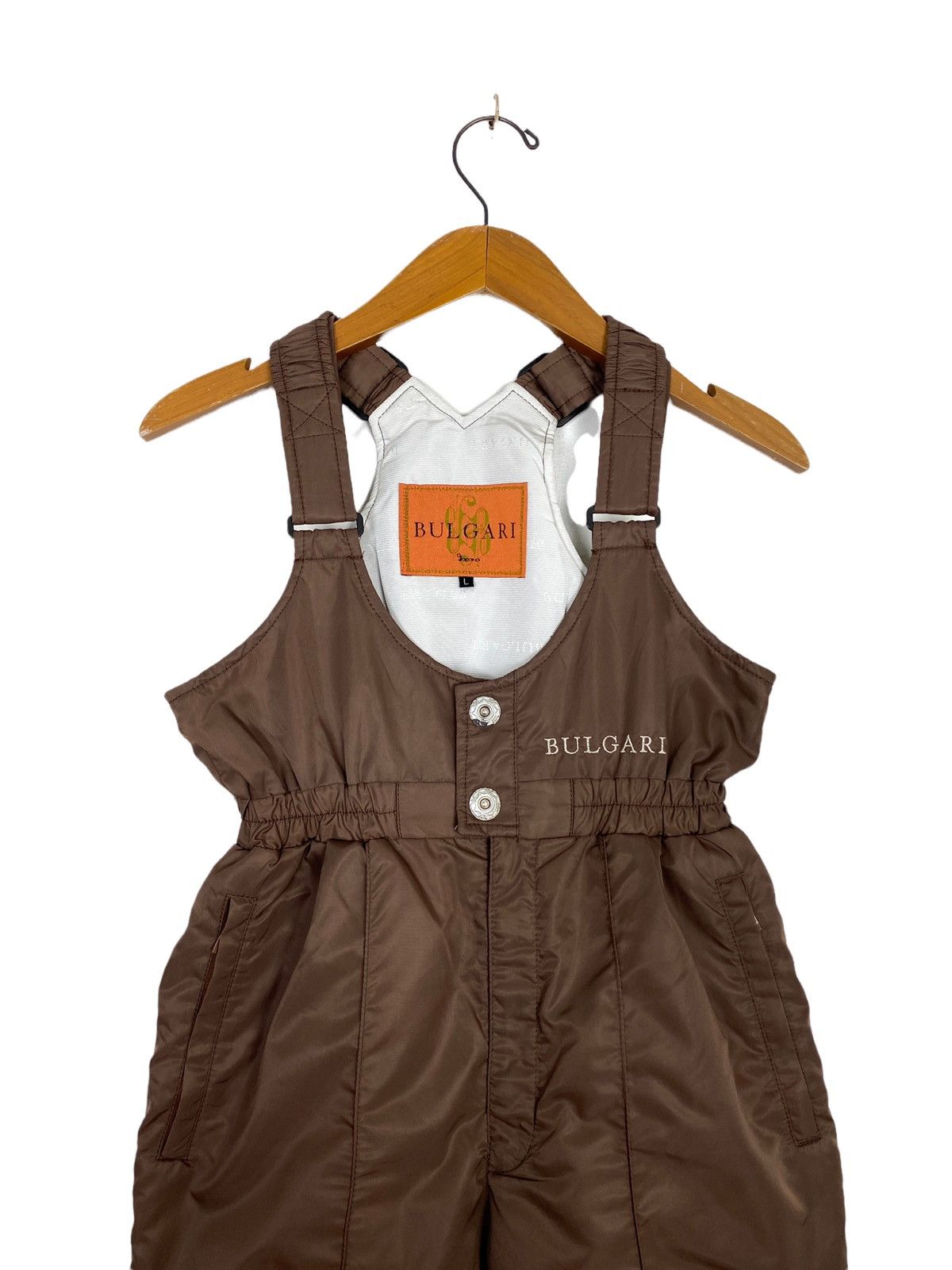 Japanese Brand Rare‼️ Bulgari Ski Jacket Spellout Made in Japan Size US 30 / EU 46 - 2 Thumbnail