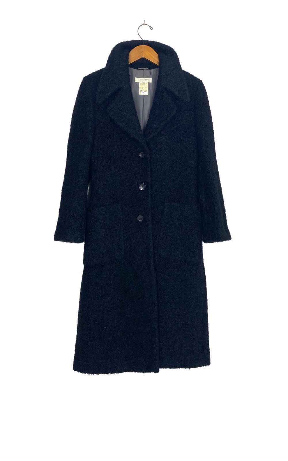 Japanese Brand Vtg Ingrid Van de Wiele Curly Fur Long Coat Made Japan Size S / US 4 / IT 40 - 1 Thumbnail