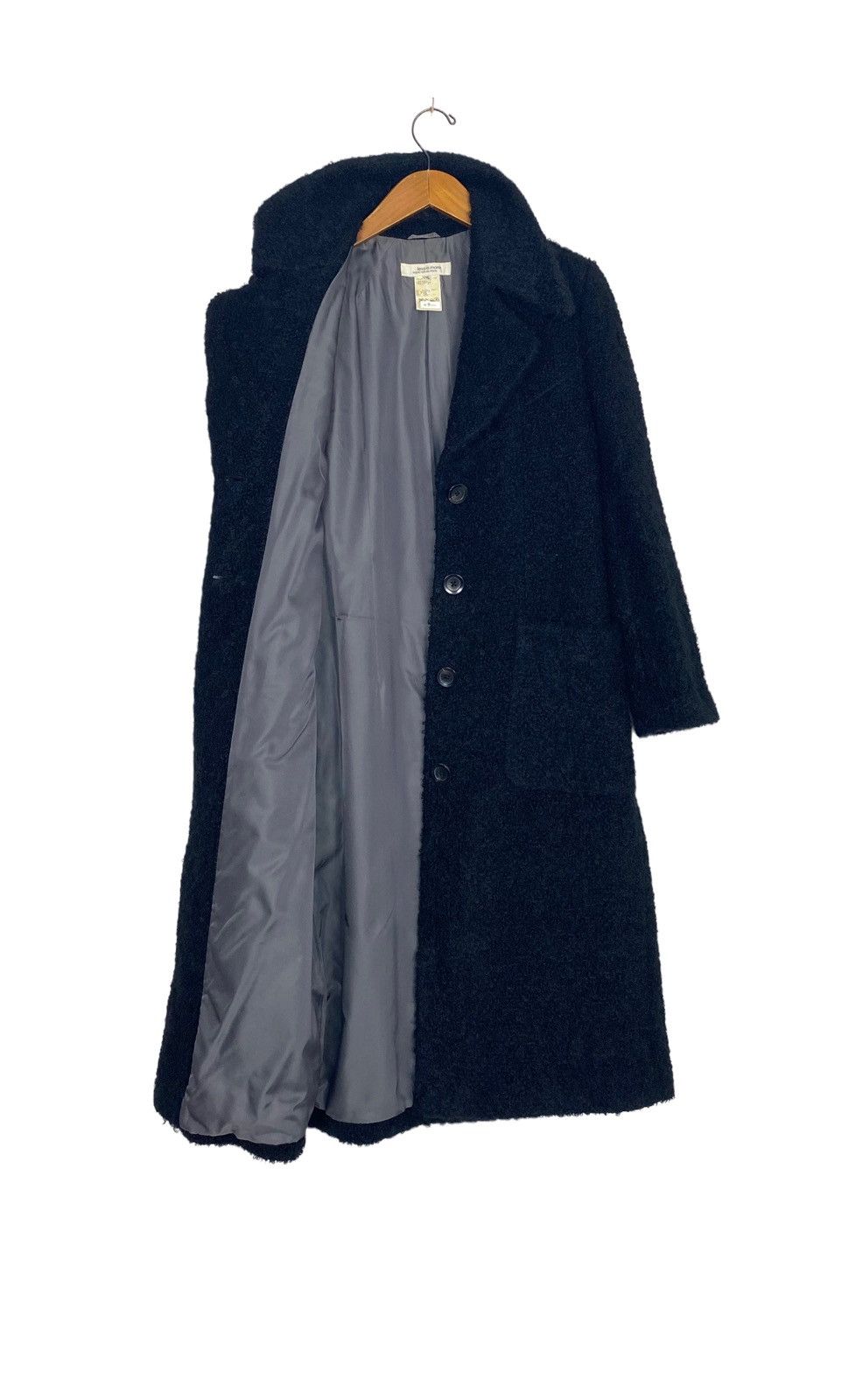 Japanese Brand Vtg Ingrid Van de Wiele Curly Fur Long Coat Made Japan Size S / US 4 / IT 40 - 2 Thumbnail