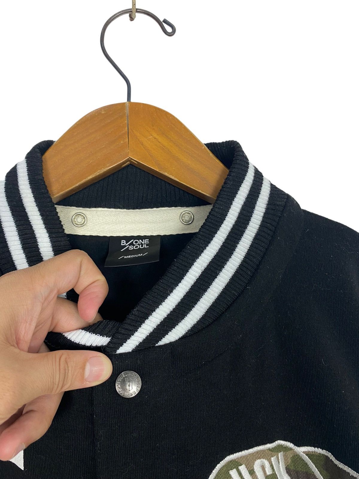Japanese Brand Rare‼️ Duck Dude Varsity Jacket Embroidery Big Logo Size US M / EU 48-50 / 2 - 4 Thumbnail