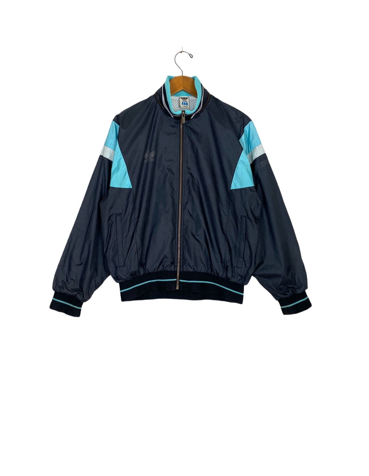 image of Vintage Adidas Trefoil Track Jacket Made In Japan in Black, Men's (Size Medium)