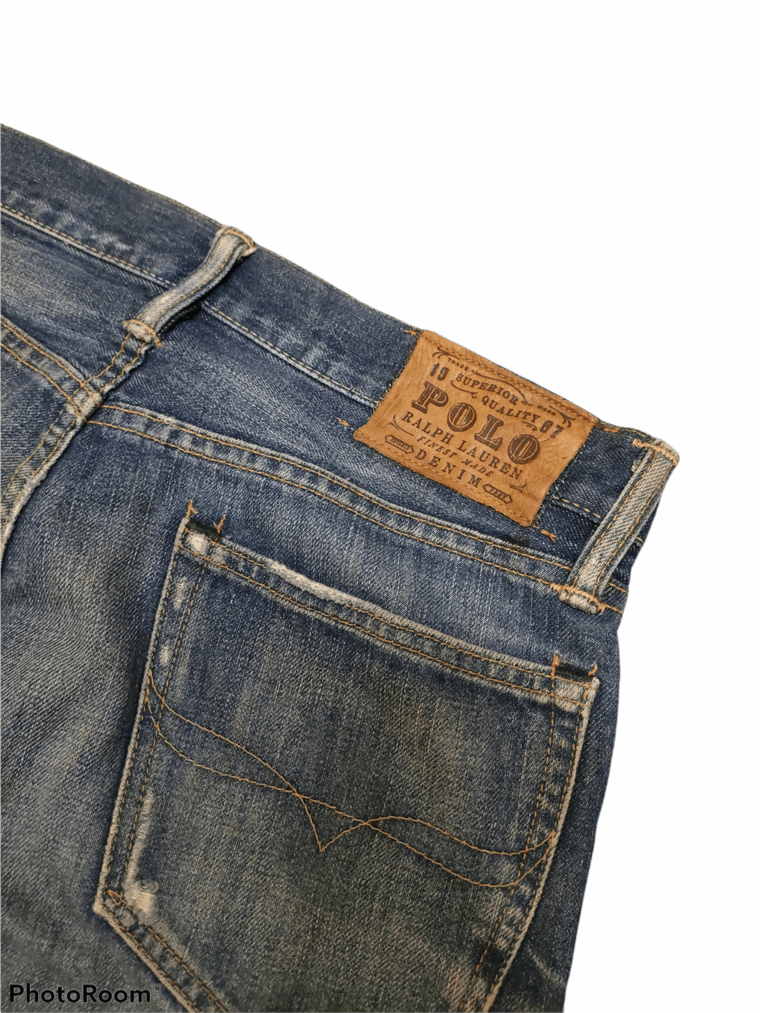 Denim & Supply Ralph Lauren × Polo Ralph Lauren Reworked Polo Ralph Lauren Distressed Denim Size US 32 / EU 48 - 4 Thumbnail